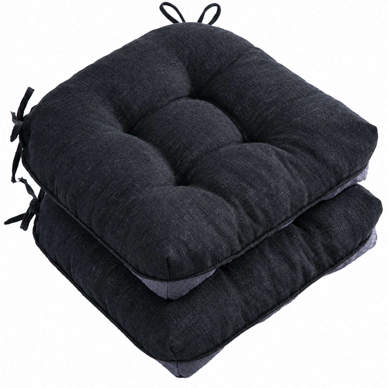 2-Piece Square Chair Seat Cushion