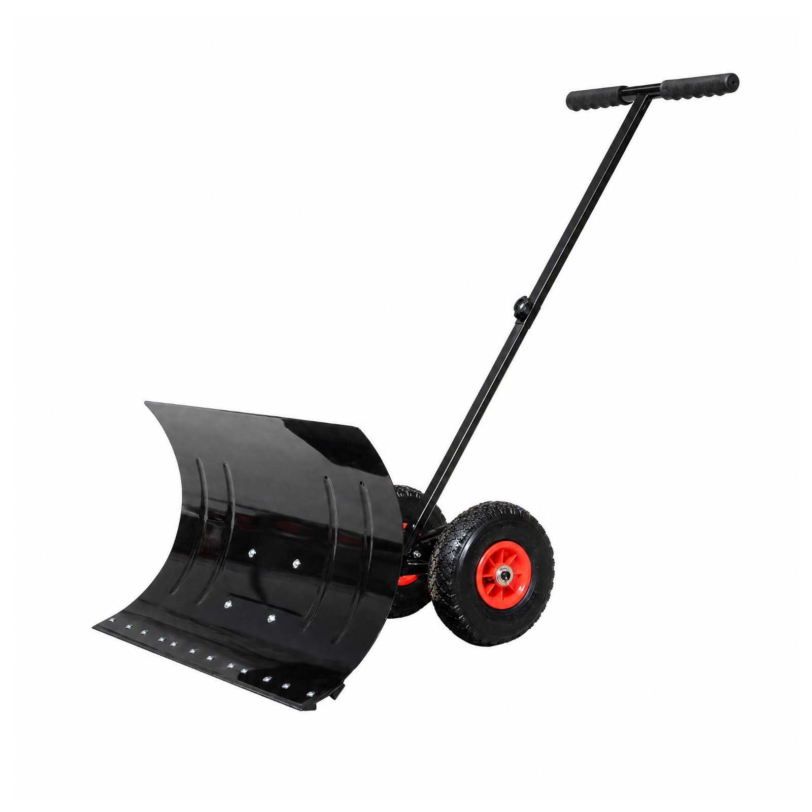 Wheeled Snow Pusher – 74x35cm, Single Rod