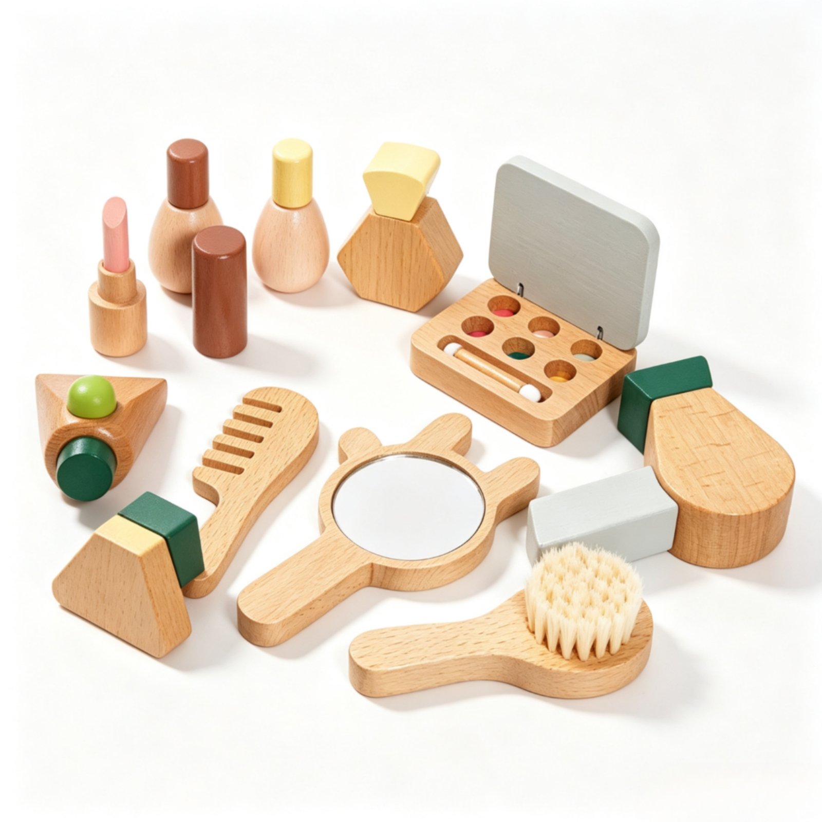 Wood Pretend Makeup Set