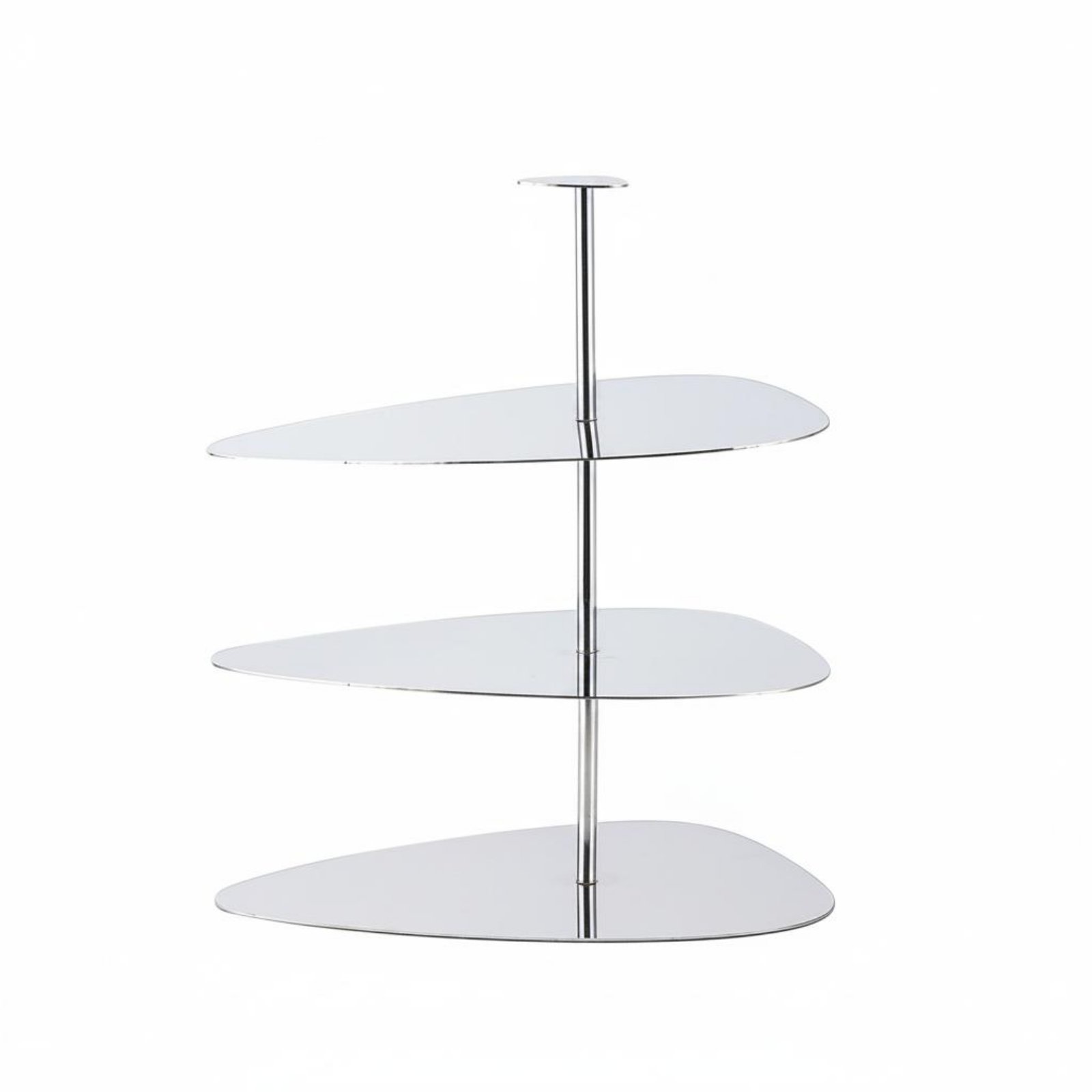 Three-Tier Dessert Stand – Silver