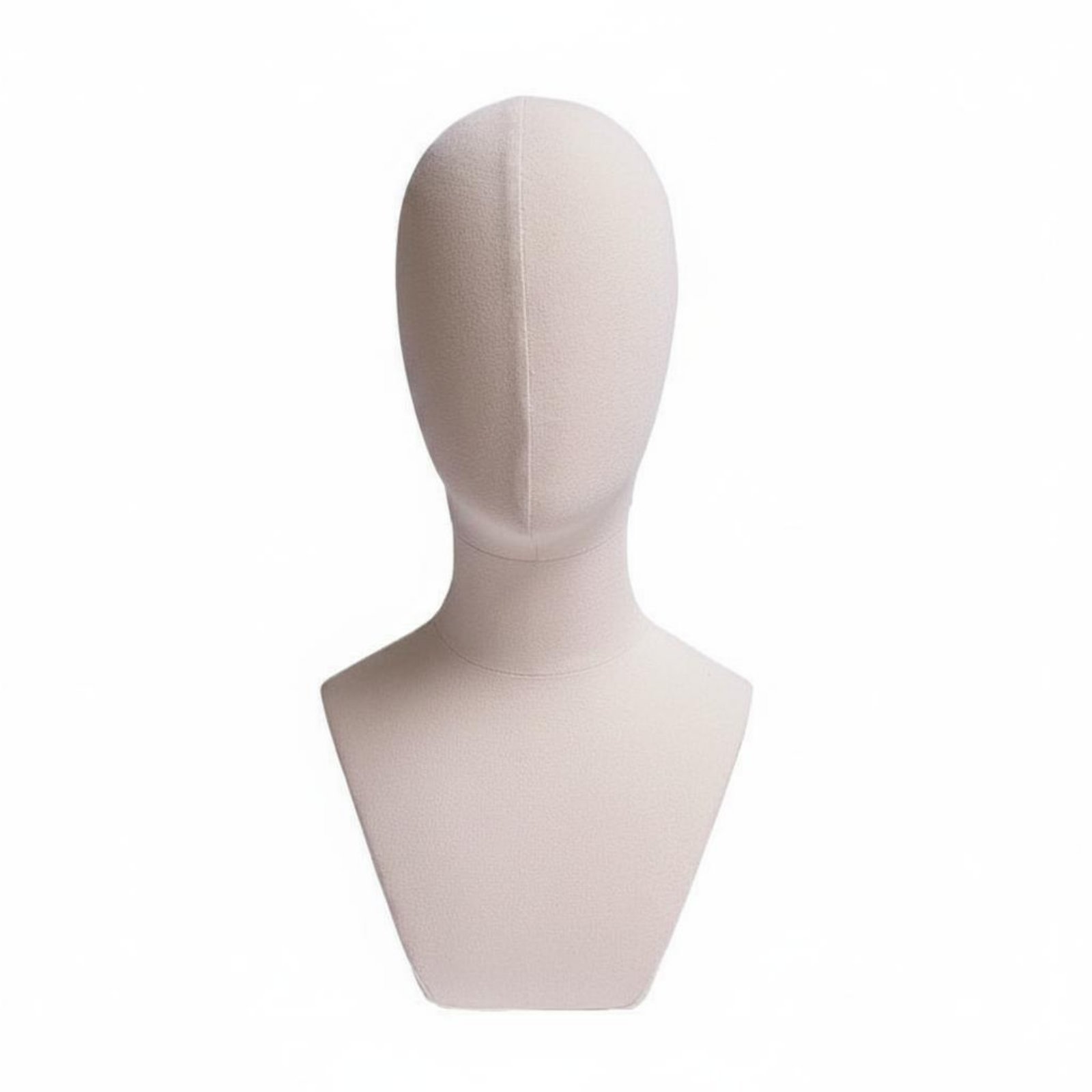 Cloth Covered Head Display Stand