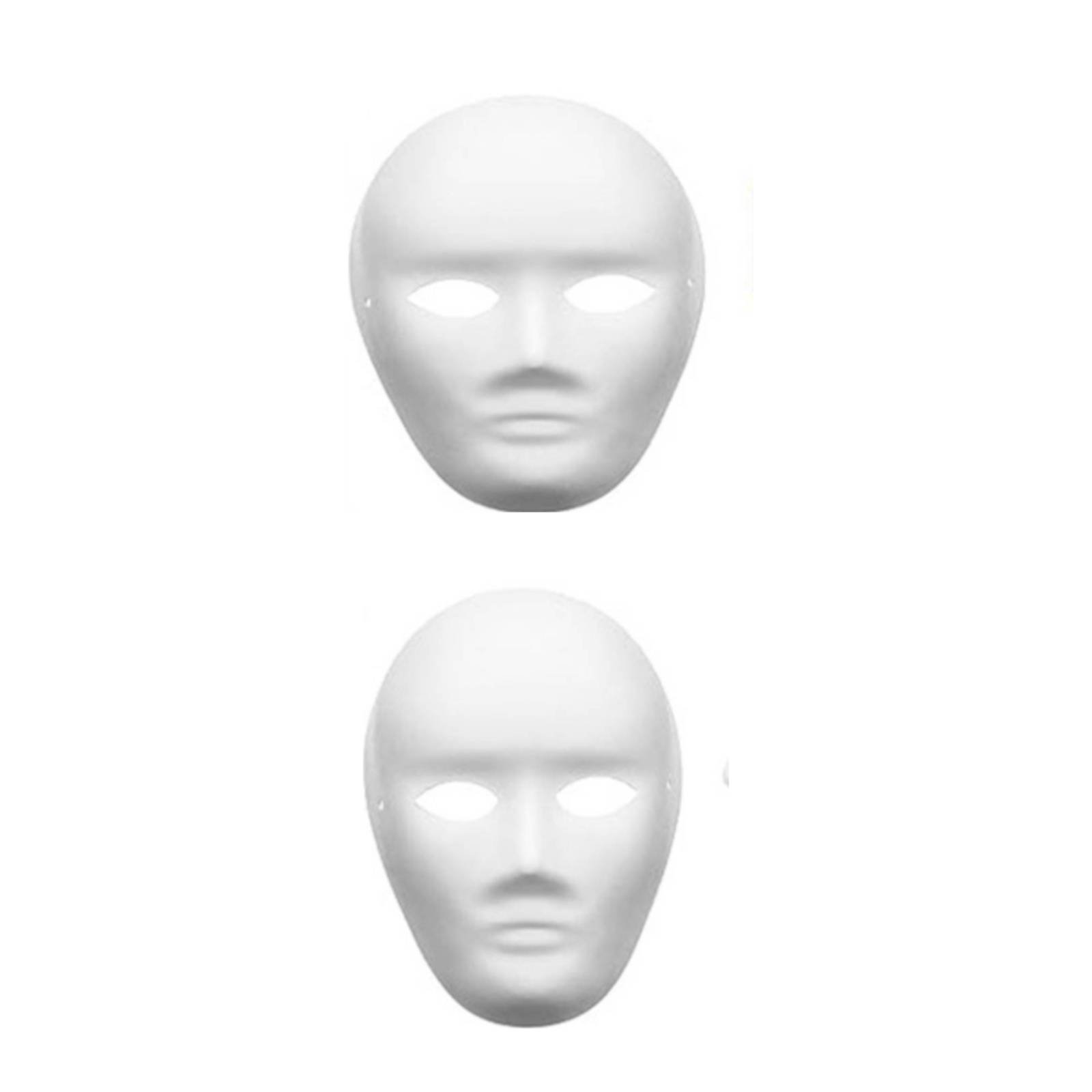 36-Piece Paintable Paper Face Covering