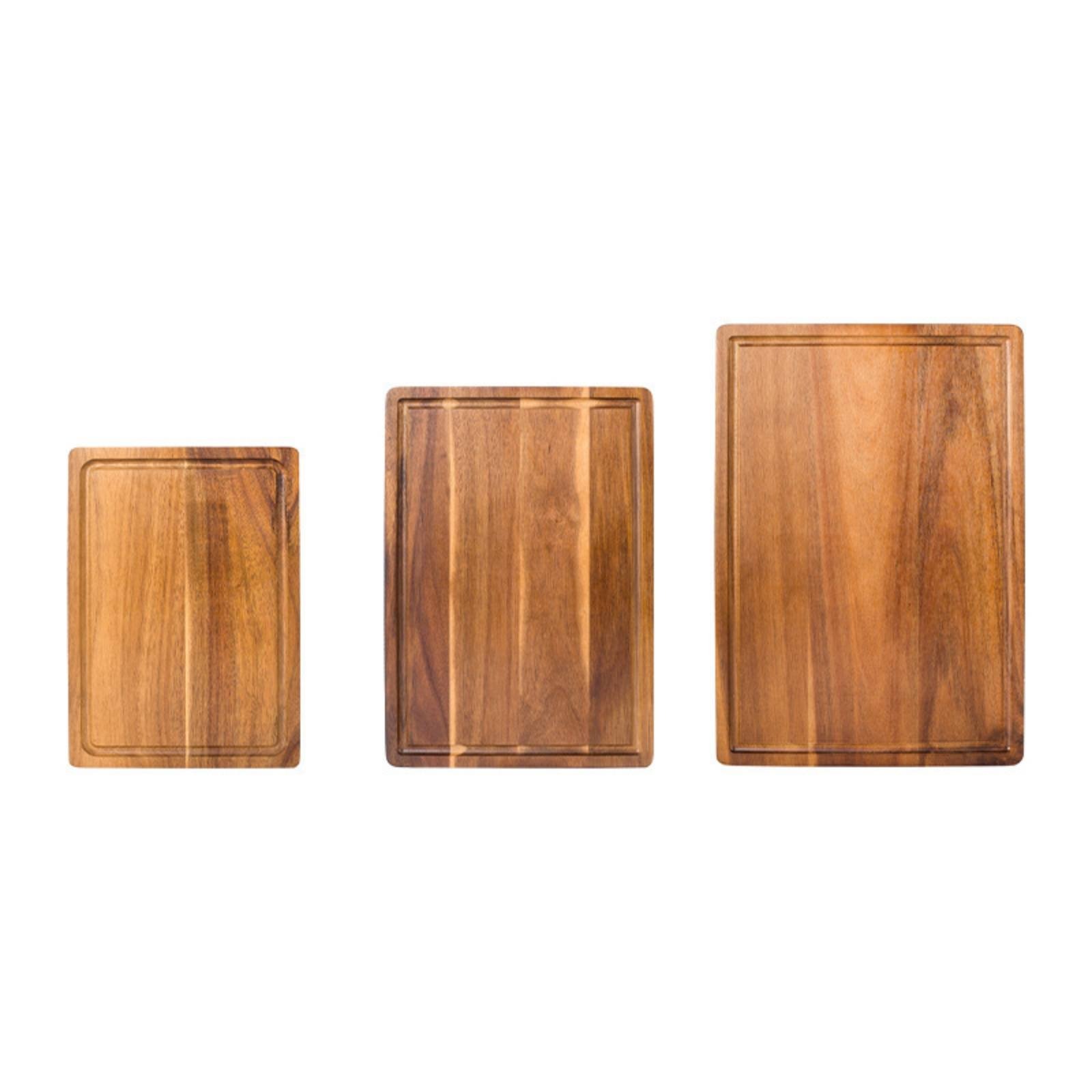 3-Piece Cutting Boards Solid Wood