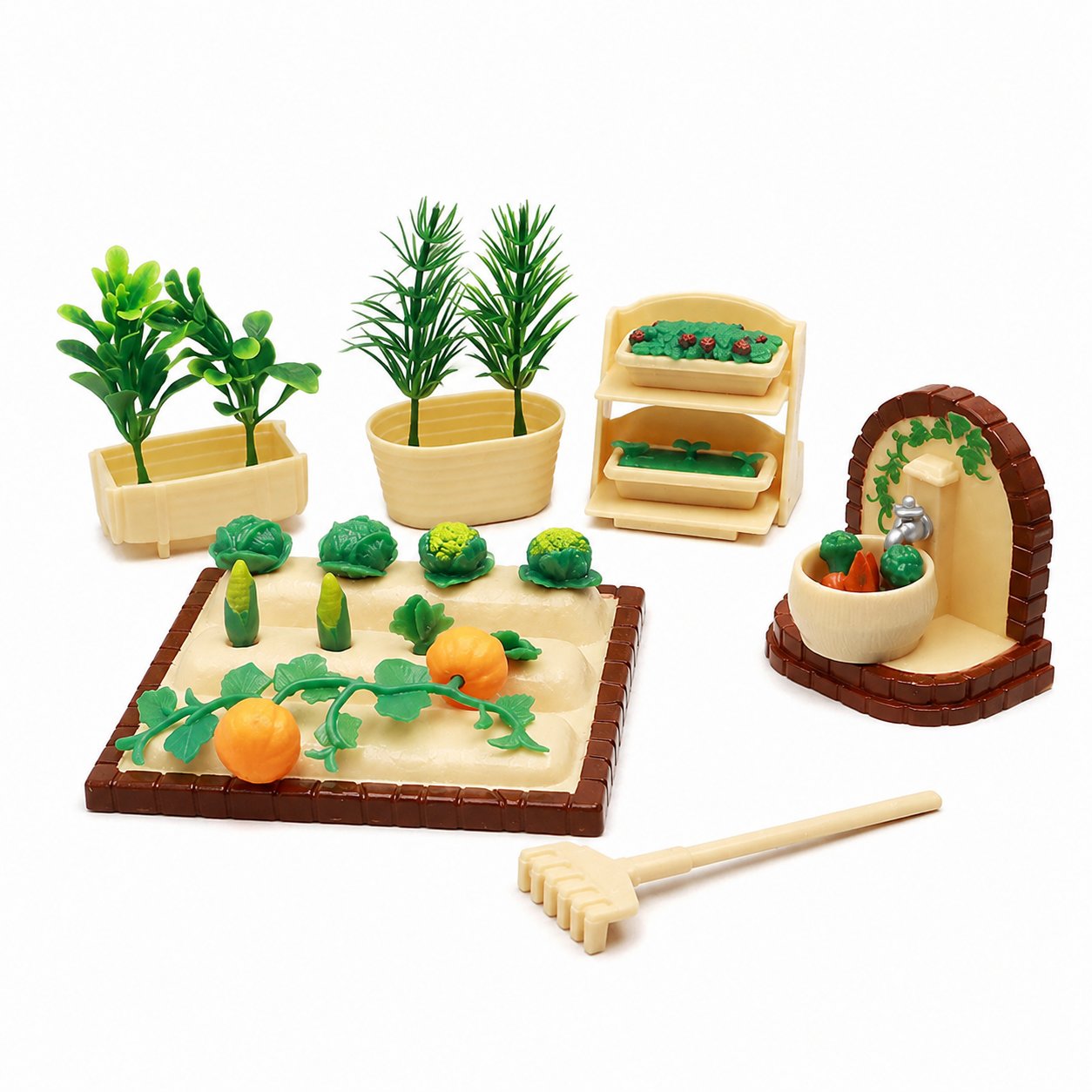 Miniature Farm Garden Set