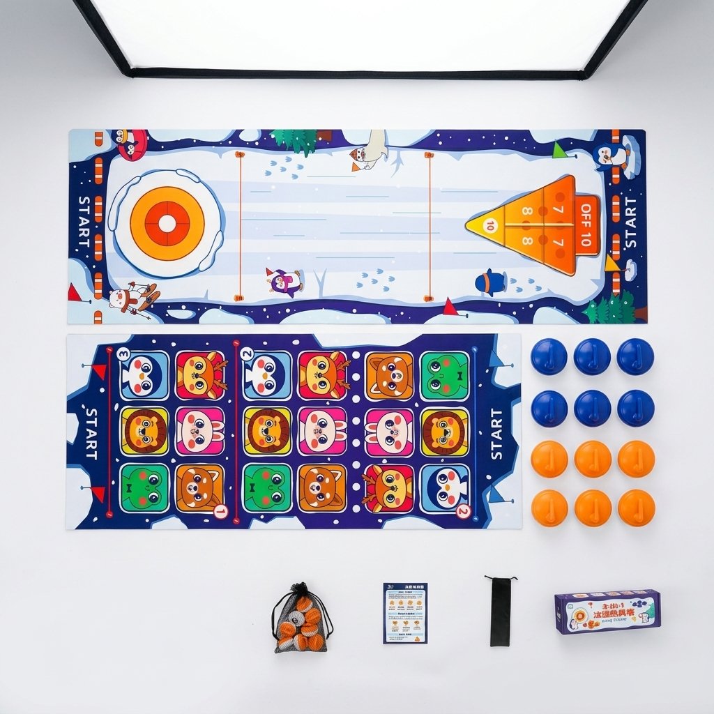 Mini Curling Tabletop Game