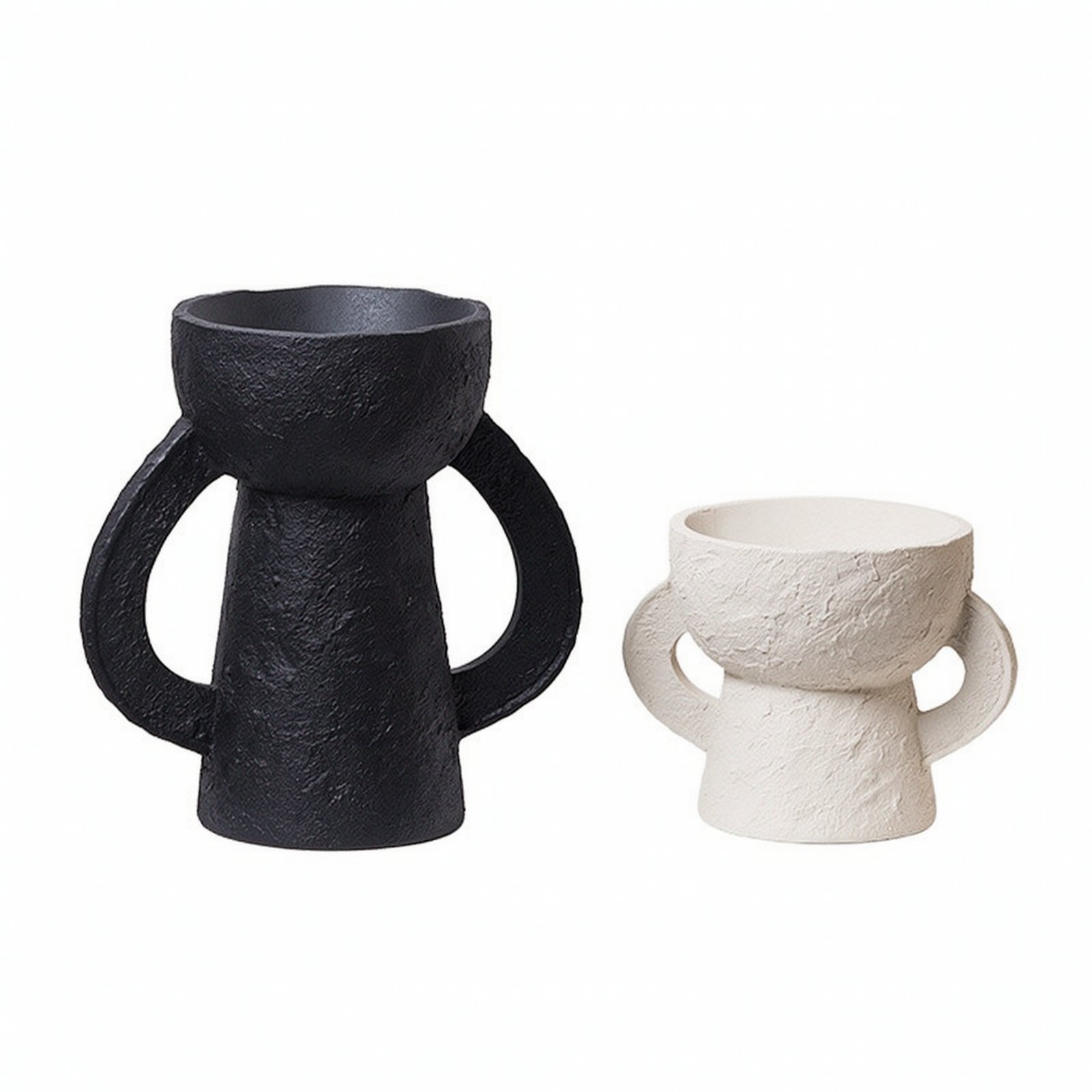 2-Piece Wabi-Organic Resin Vase
