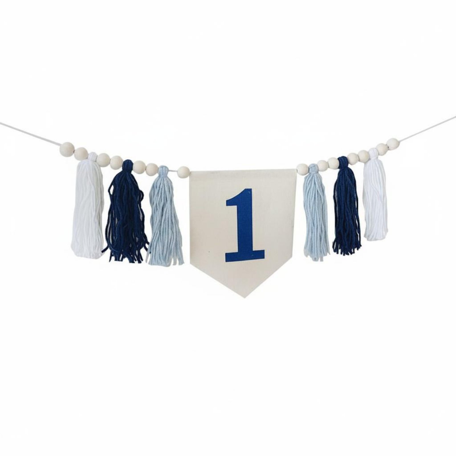 Wooden Bead Tassel Banner