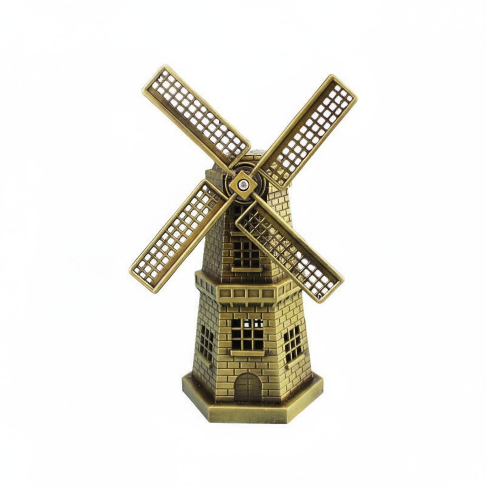 European Windmill Metal Model