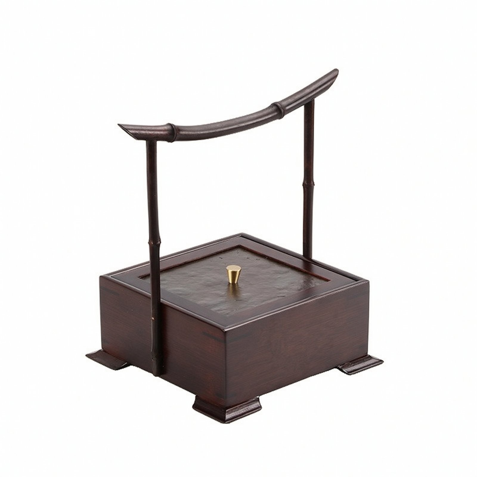 Woodgrain Tea Storage Box