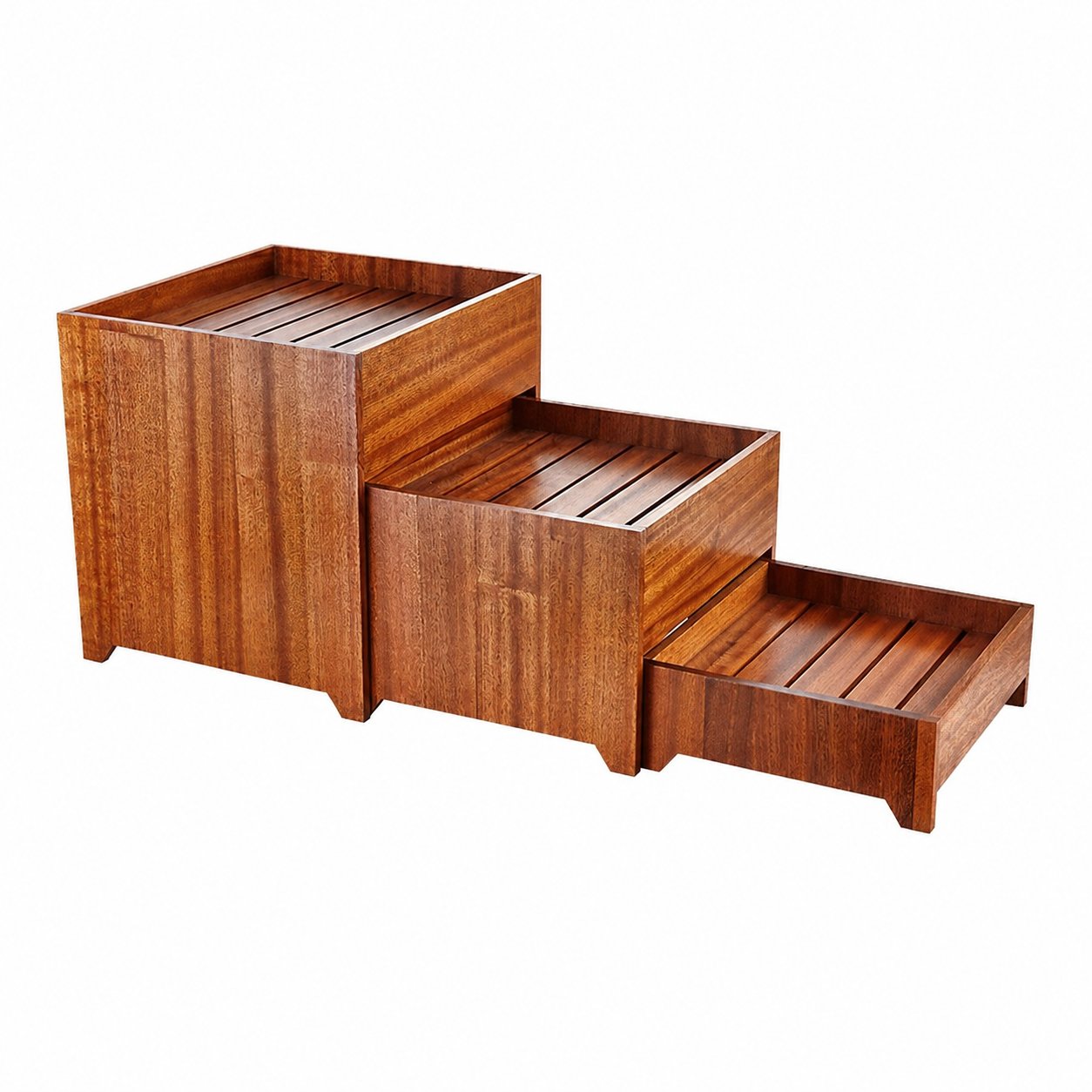 Wooden Three-Tier Dessert Stand