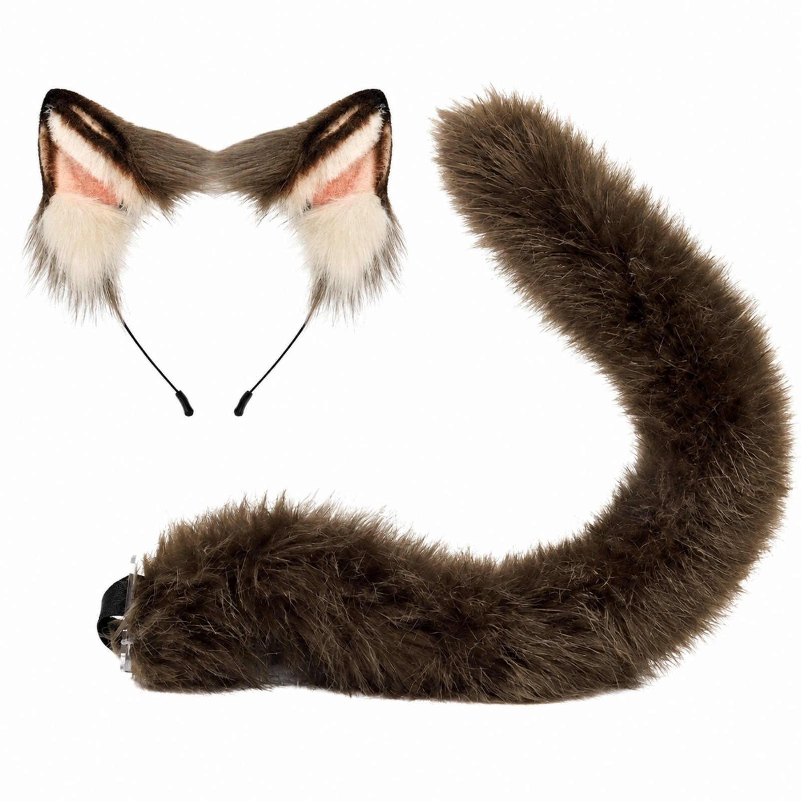 Cat-Ear Headband with Tail