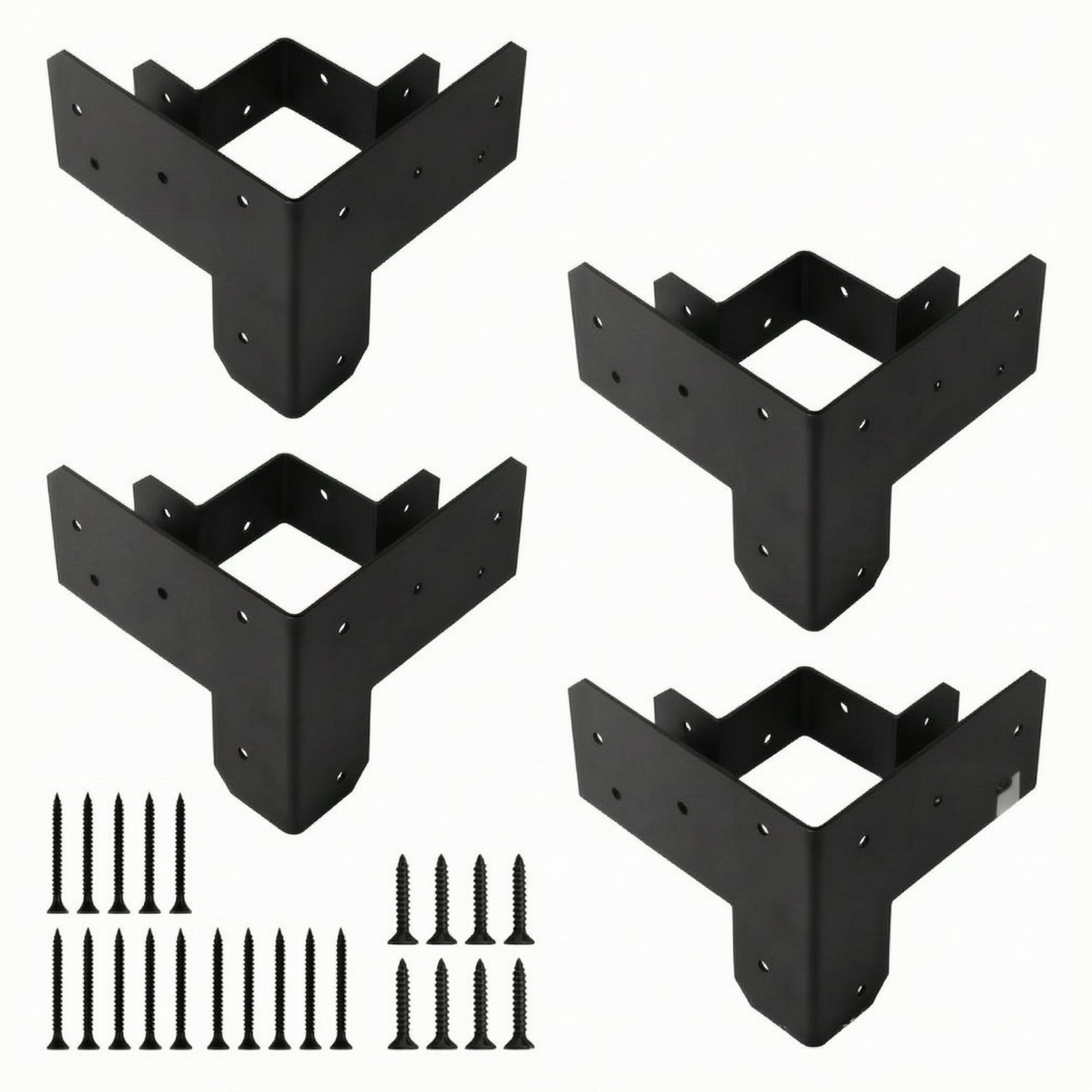 4-Piece Triple-Direction Corner Brackets