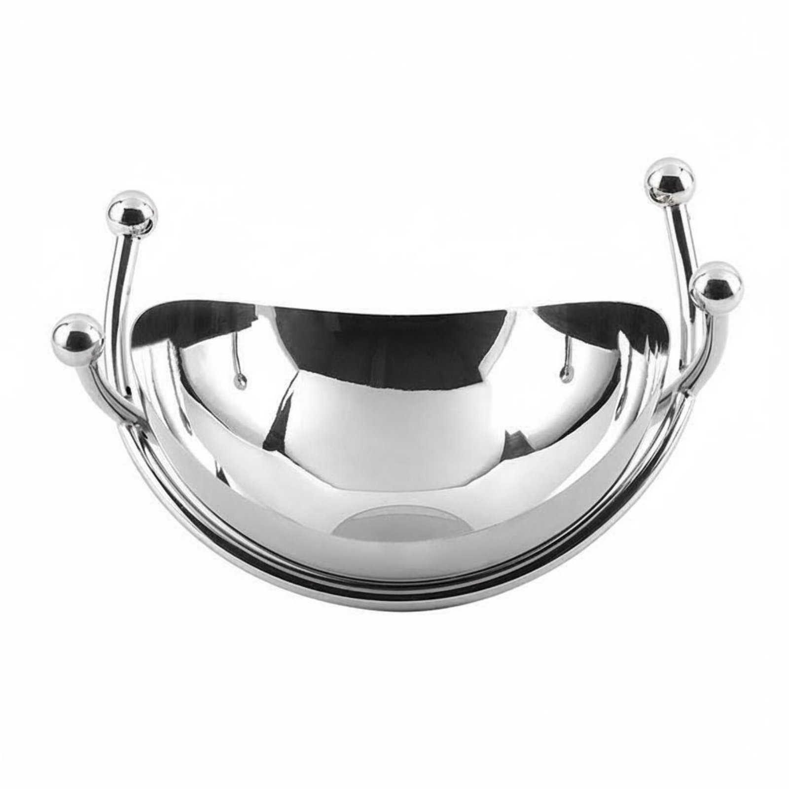 Stainless Steel Fruit Bowl – Silver
