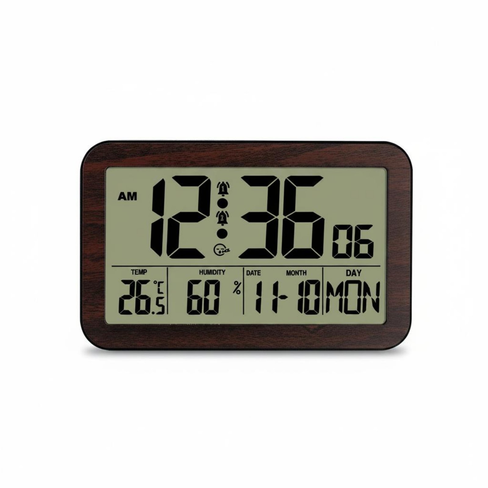 Digital Temperature Humidity Clock