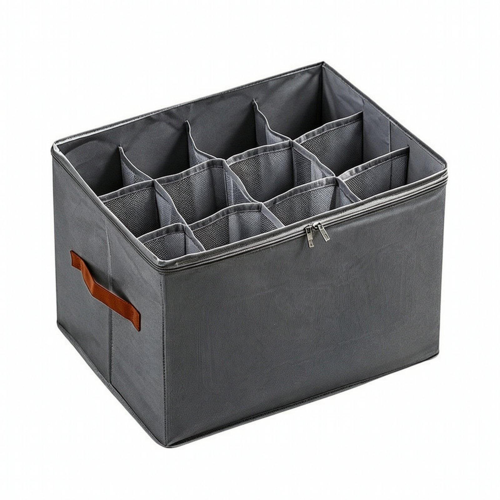 Foldable Shoe Storage Box – Gray, Oxford