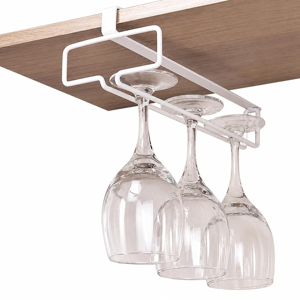 Upside-Down Wine Glass Rack