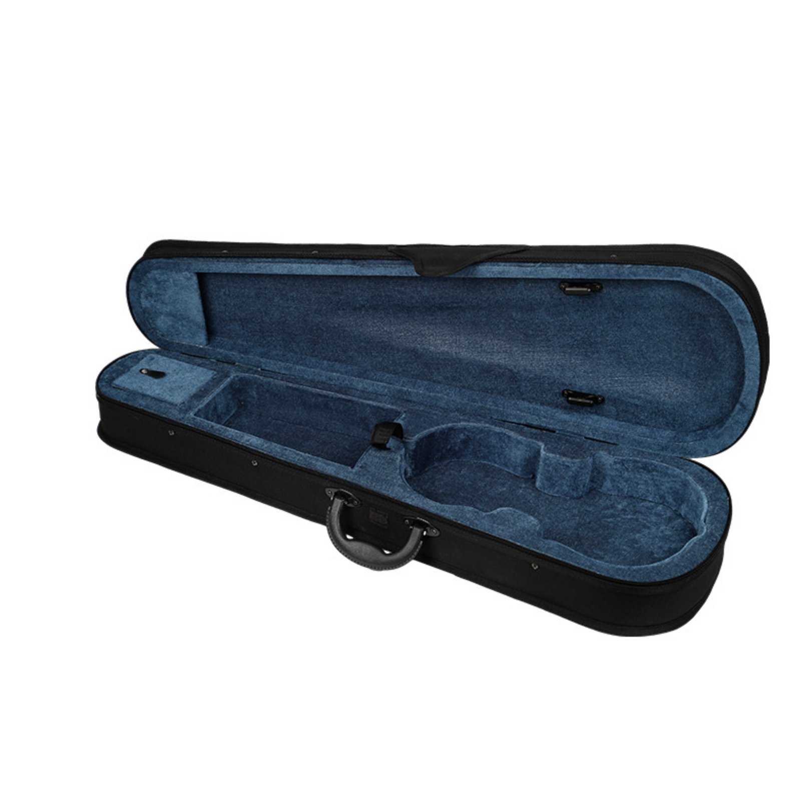 Triangular Violin Case – Black-sky Blue