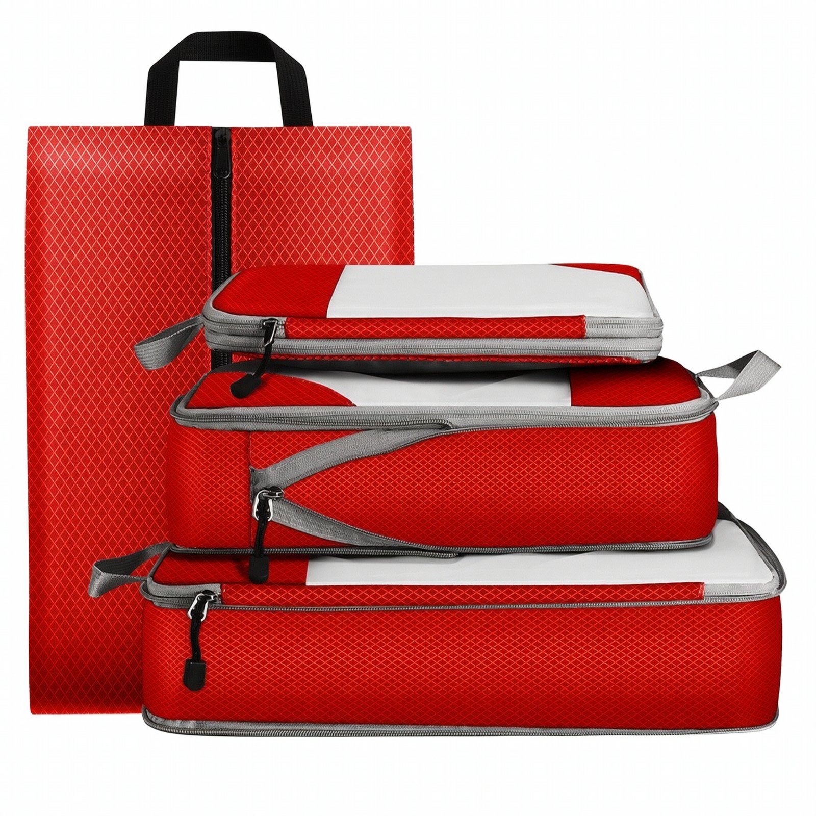4-Piece Travel Packing Organizer