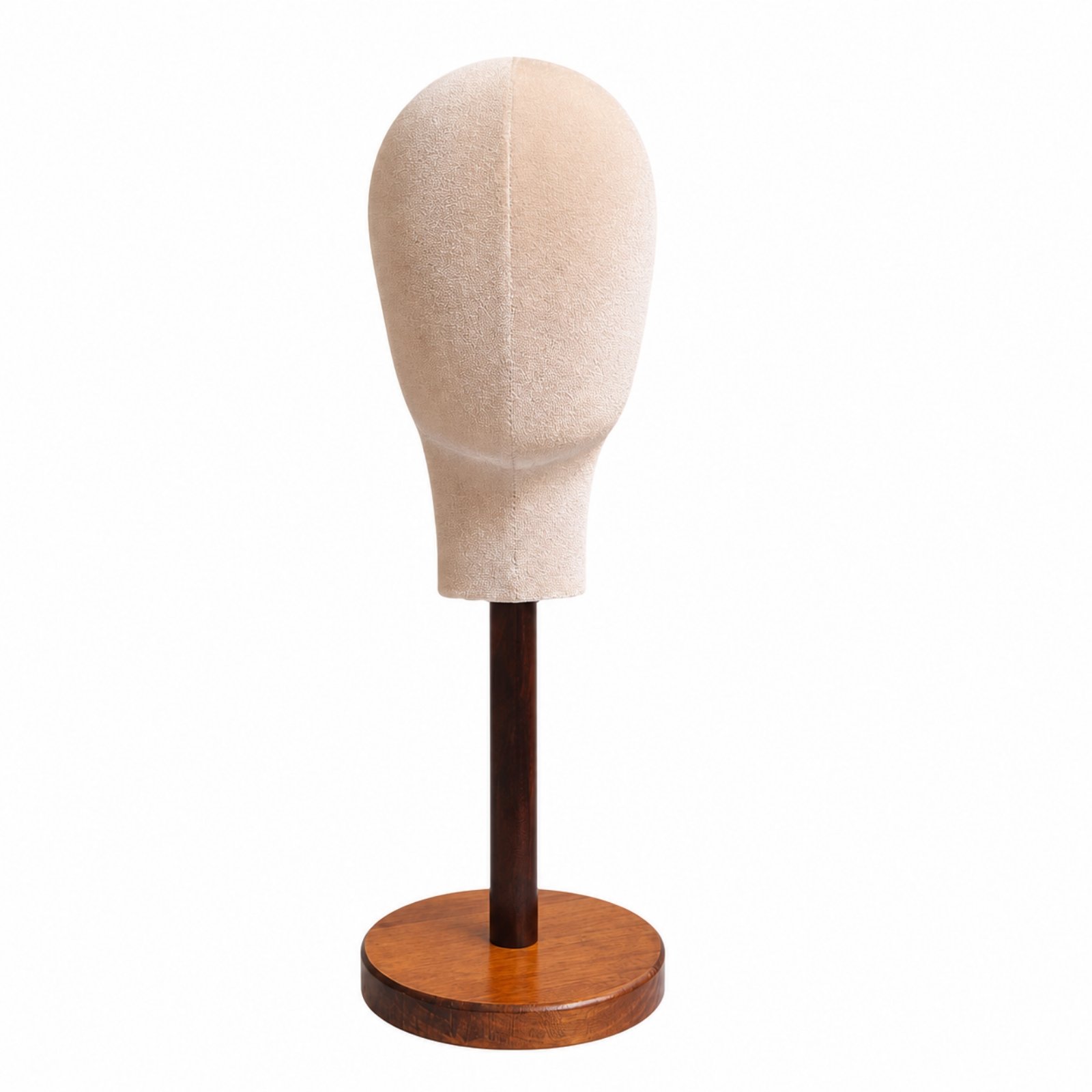 Textile-Covered Head Form Stand