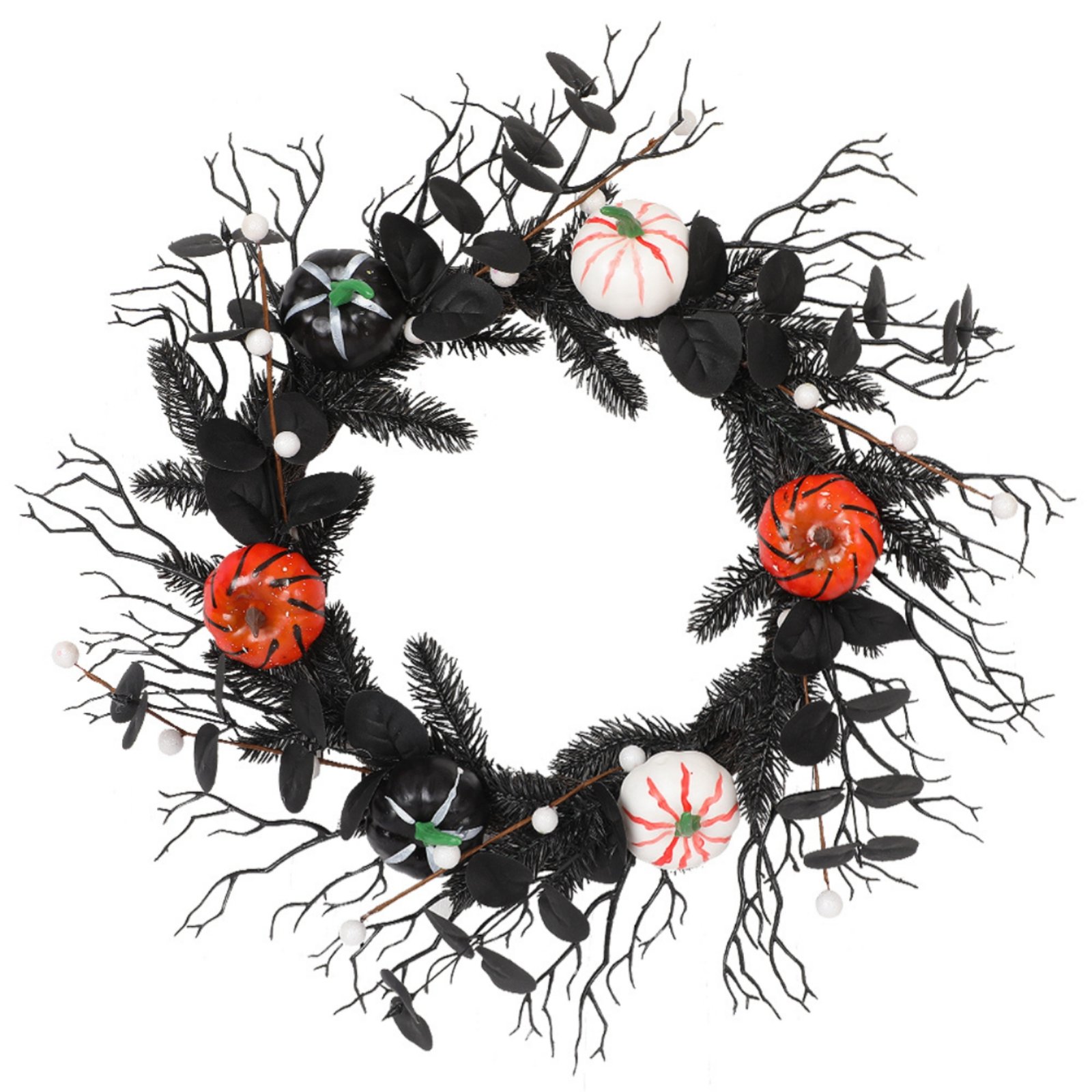 Halloween Wreath with Pumpkins – Colorful Pumpkin