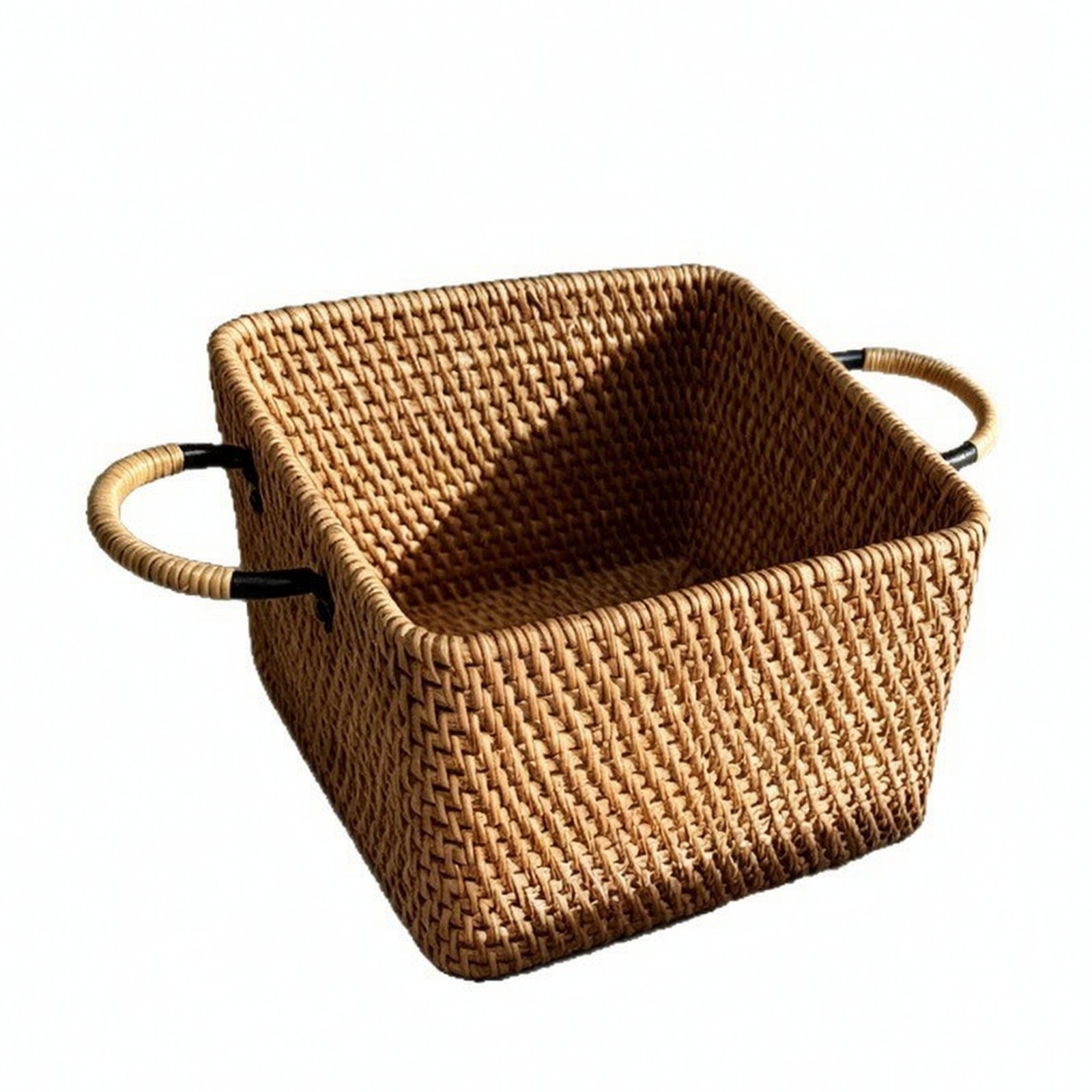 Metal Square Woven Basket