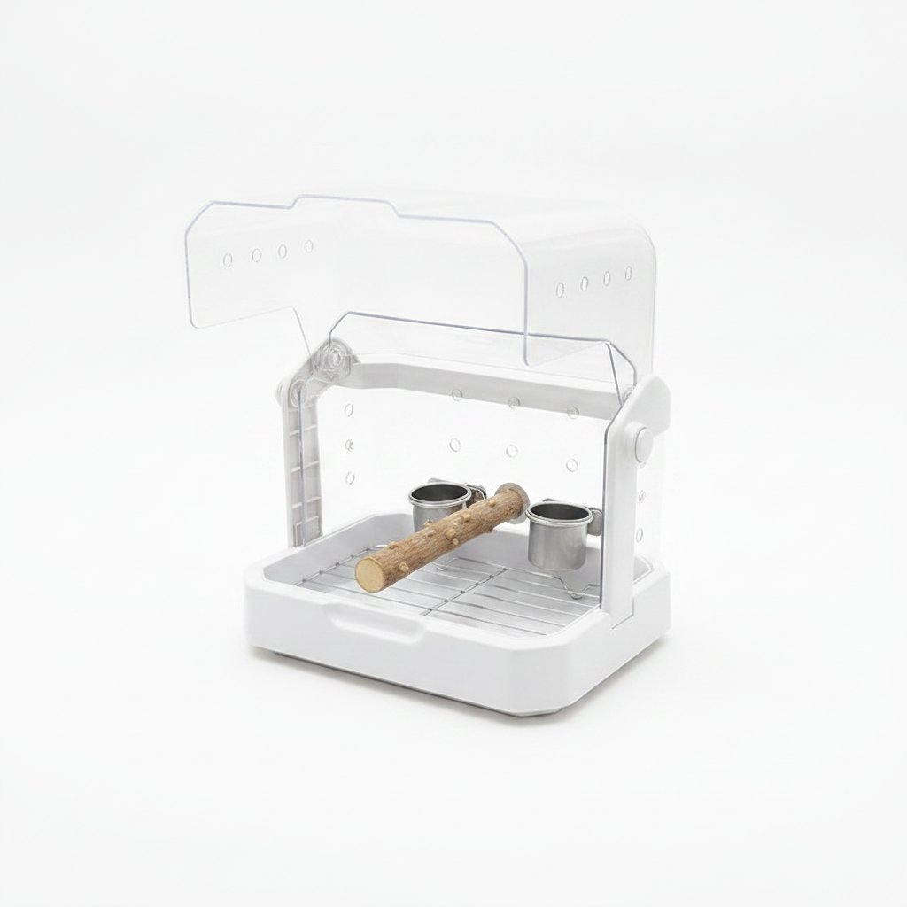 Transparent Bird Cage for Parrots