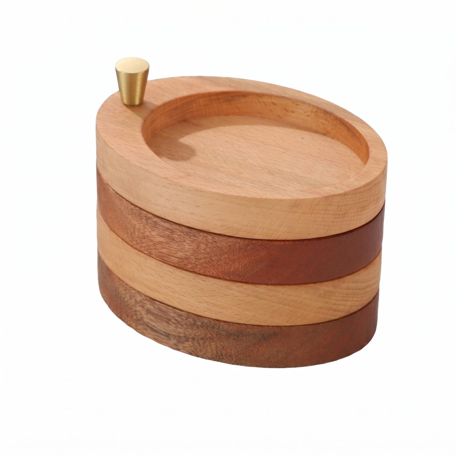 Oval Wood Jewelry Box