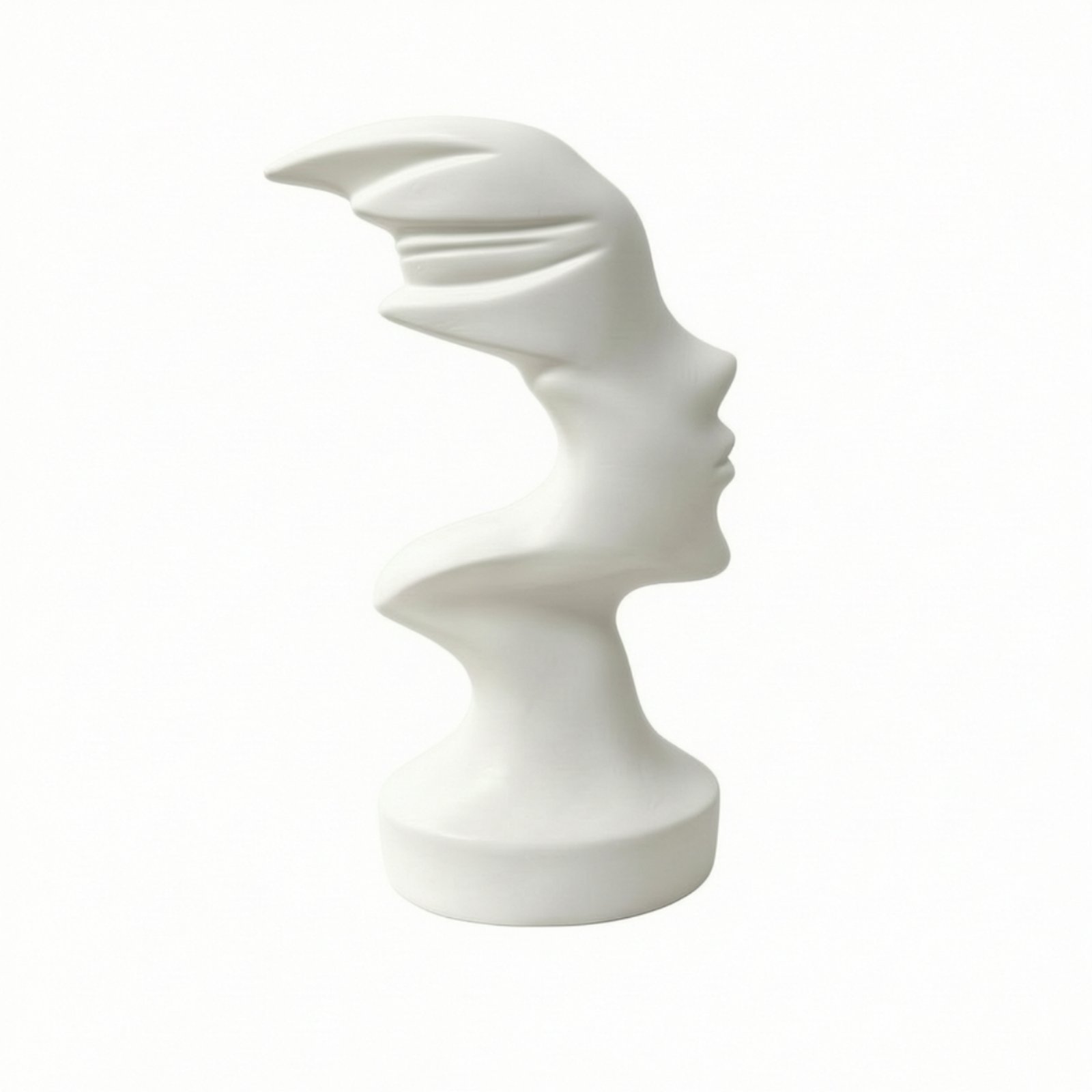 Abstract Face Statue