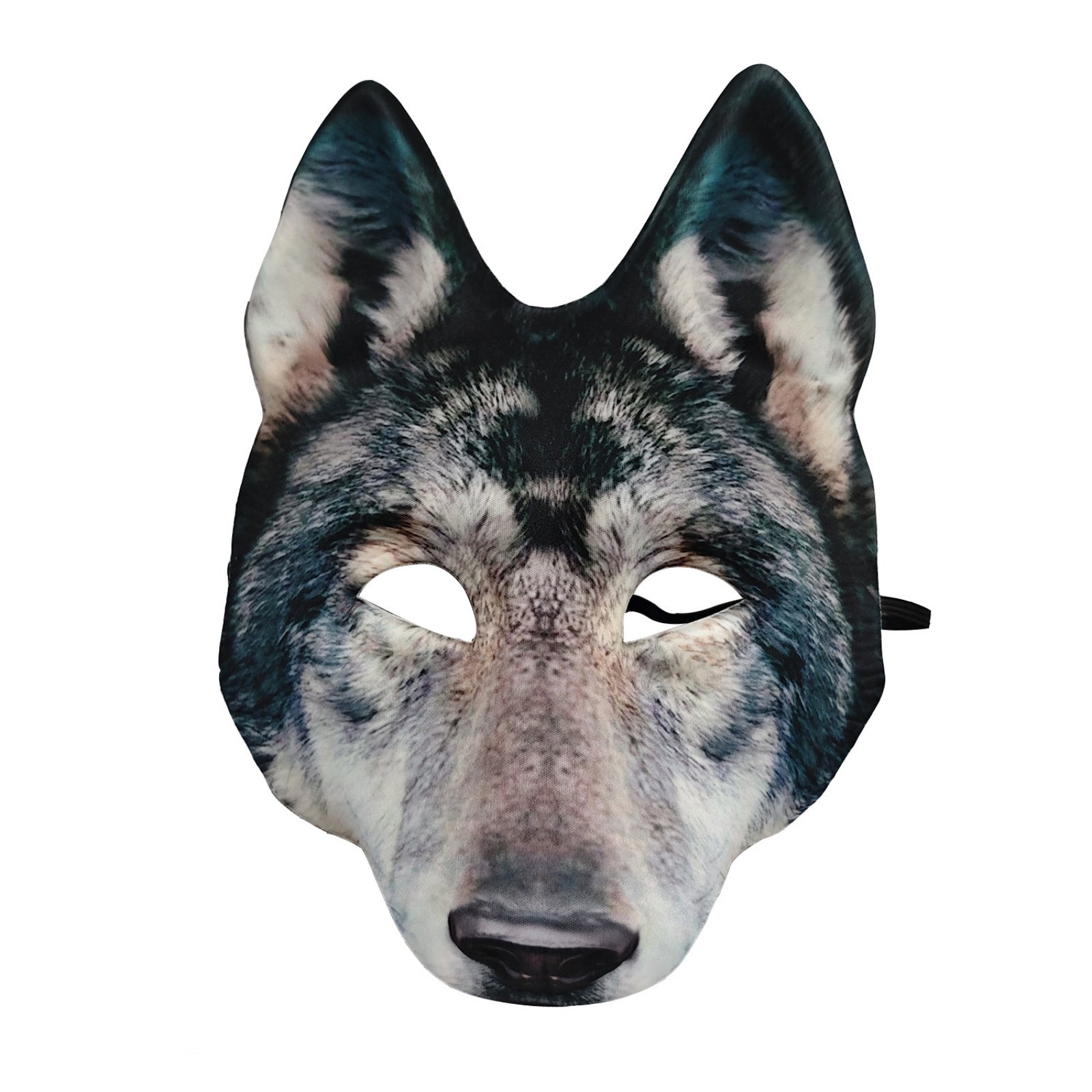 Wolf Face Covering with Pointed Ears