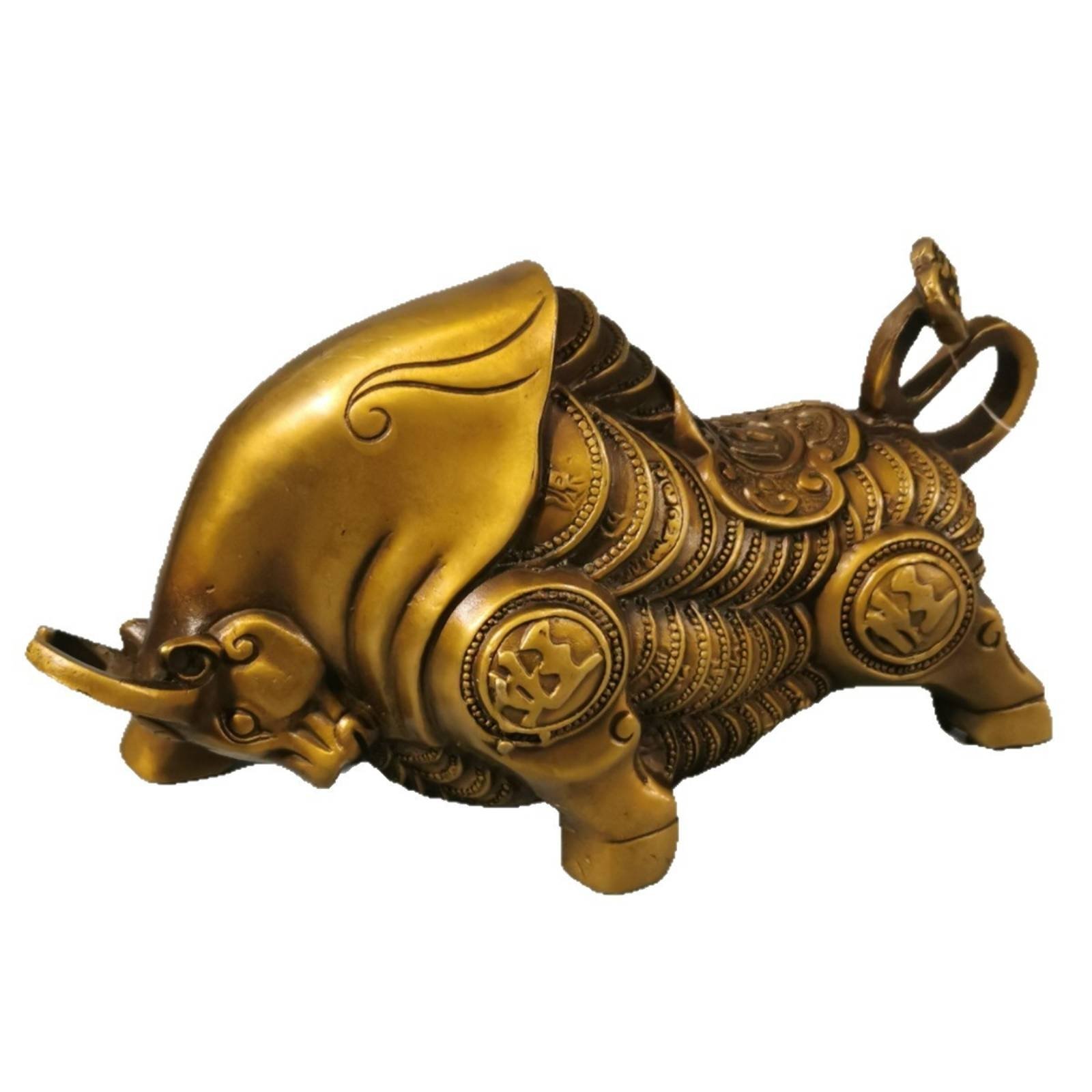 Bronze Bull Figurine