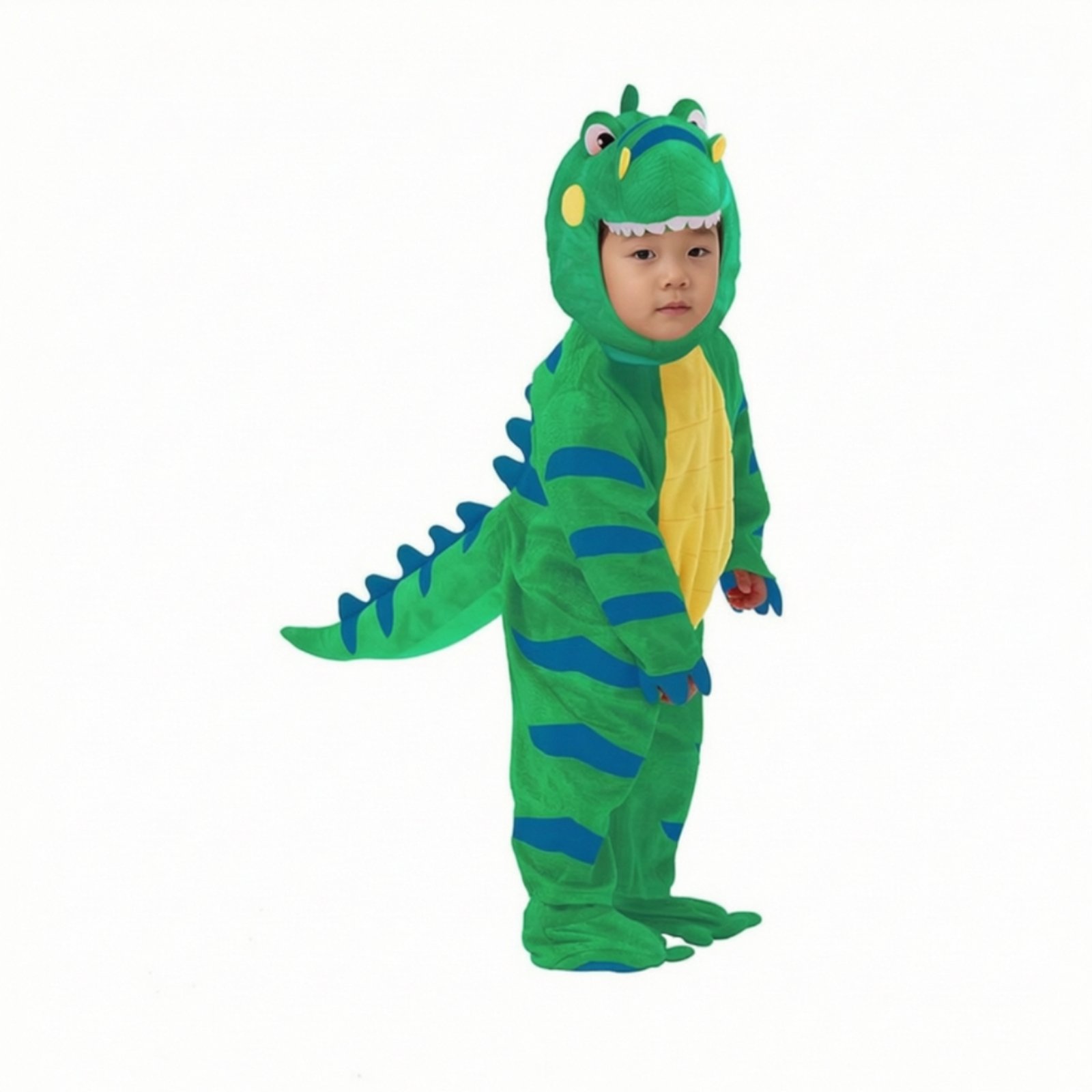Hooded Dinosaur Jumpsuit