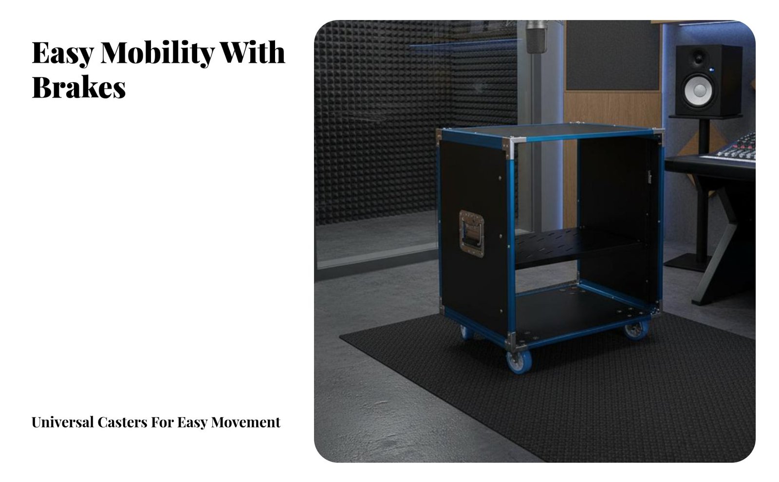 Rolling Amplifier Rack