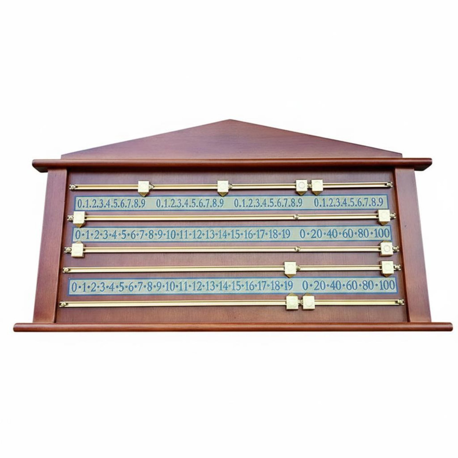 Wooden Billiard Scoreboard Multi Line