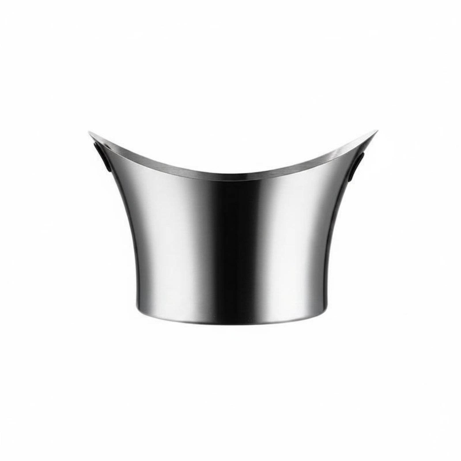 Stainless Steel Ice Bucket – Silver, Yuanbao