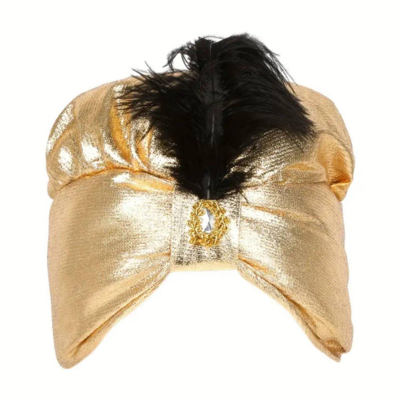 Gold Turban Headpiece