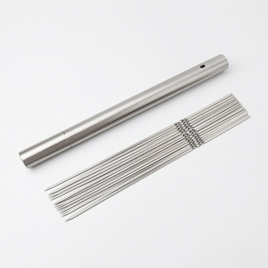 Stainless Steel BBQ Skewer Tube