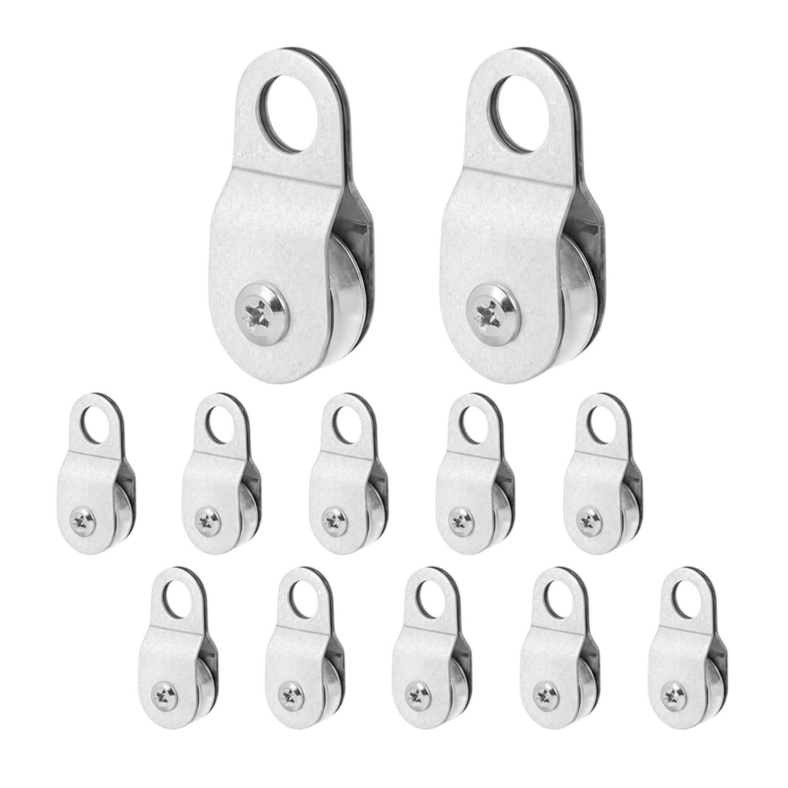 Single Sheave Pulleys 12 Pieces