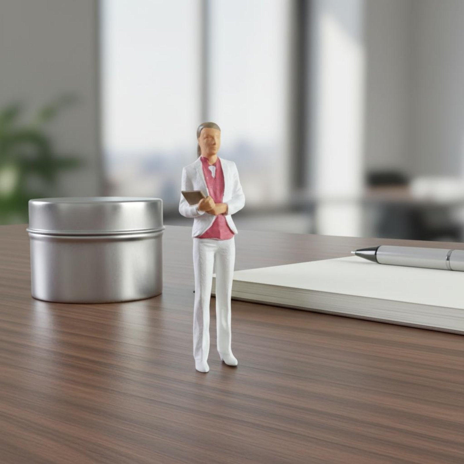 Tiny Business People Figure
