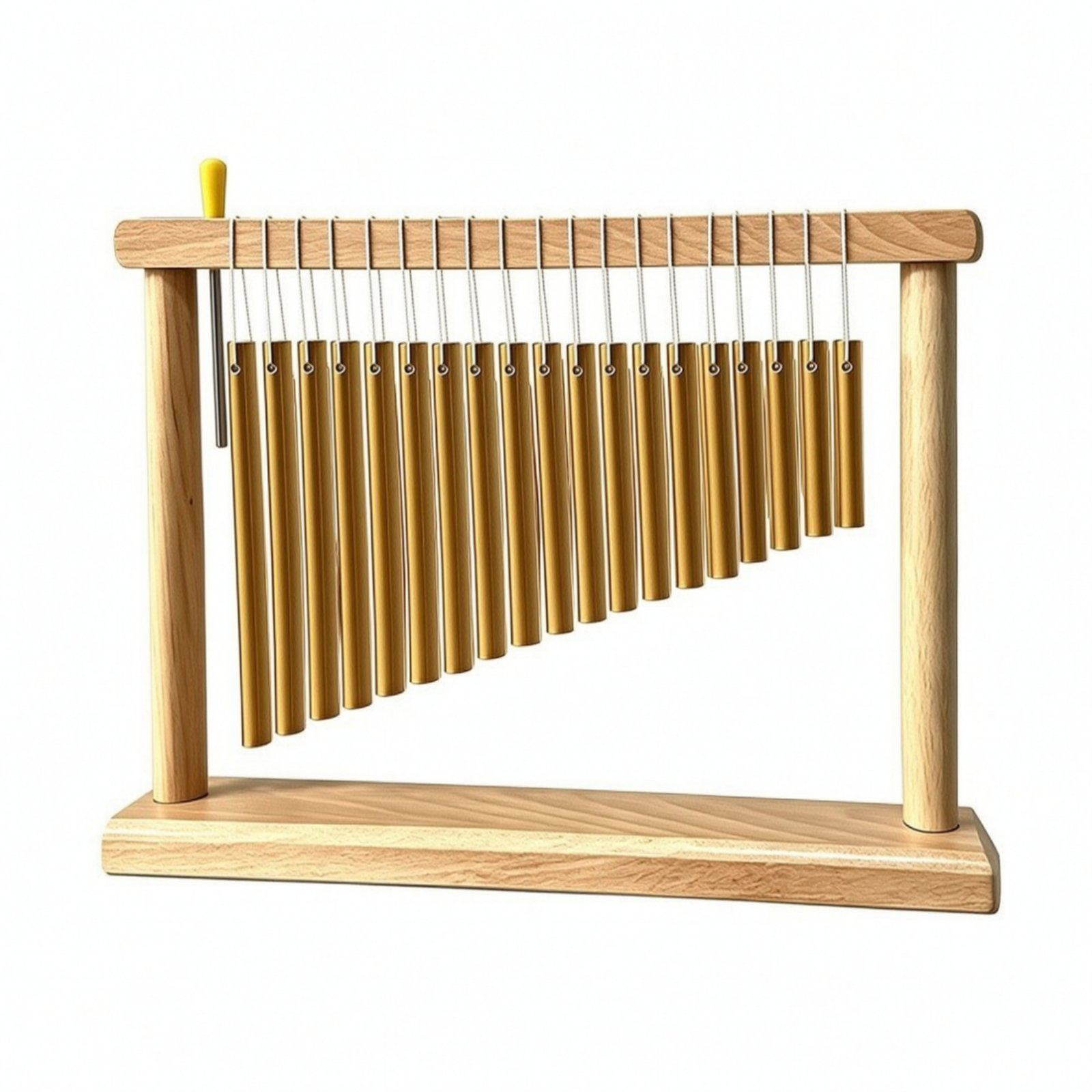 Wooden Wind Chime – Gold