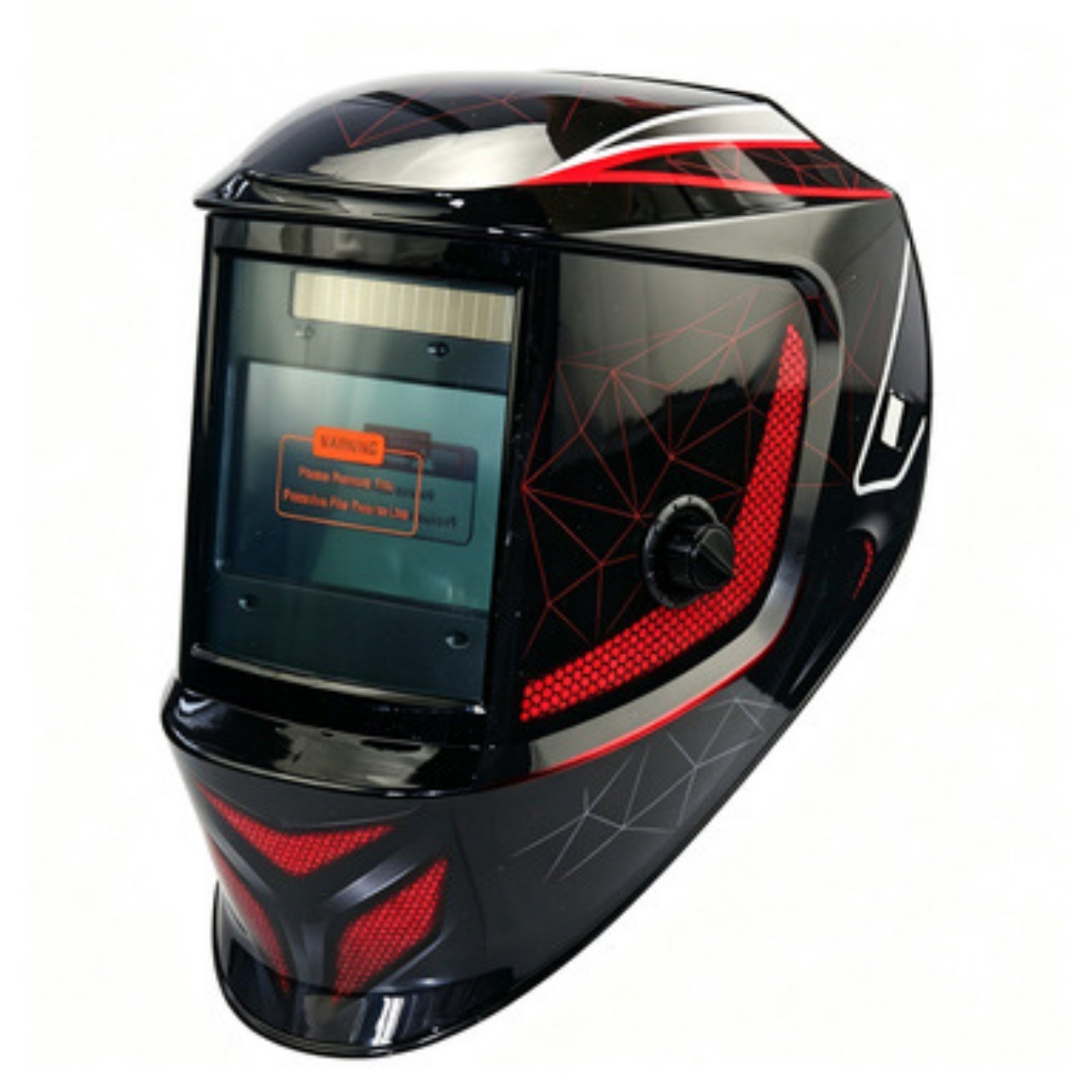 Solar-Powered Metalworking Helmet
