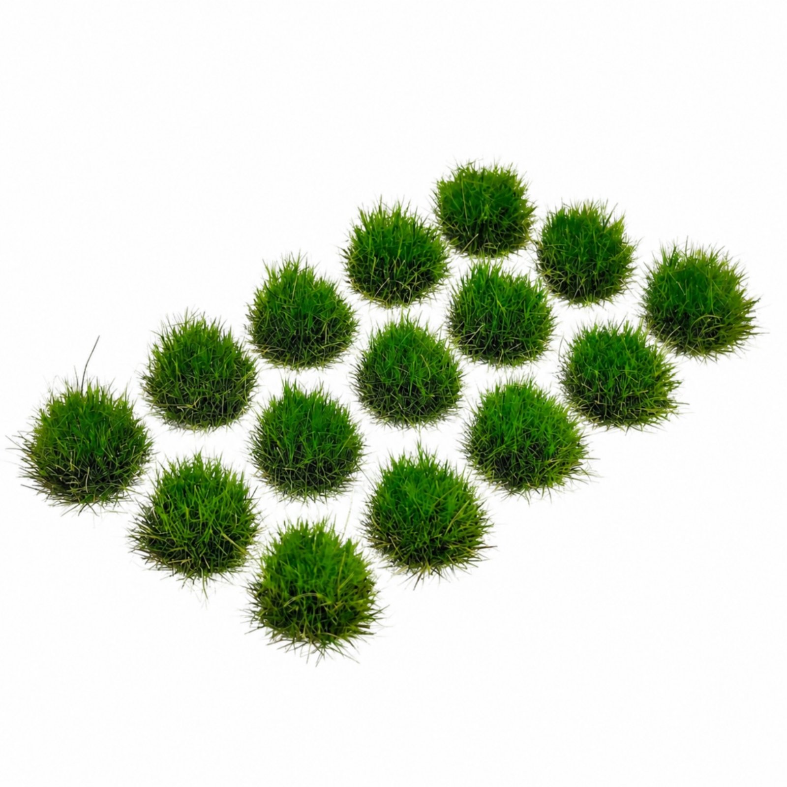 15-Piece 10mm Nylon Grass Tufts
