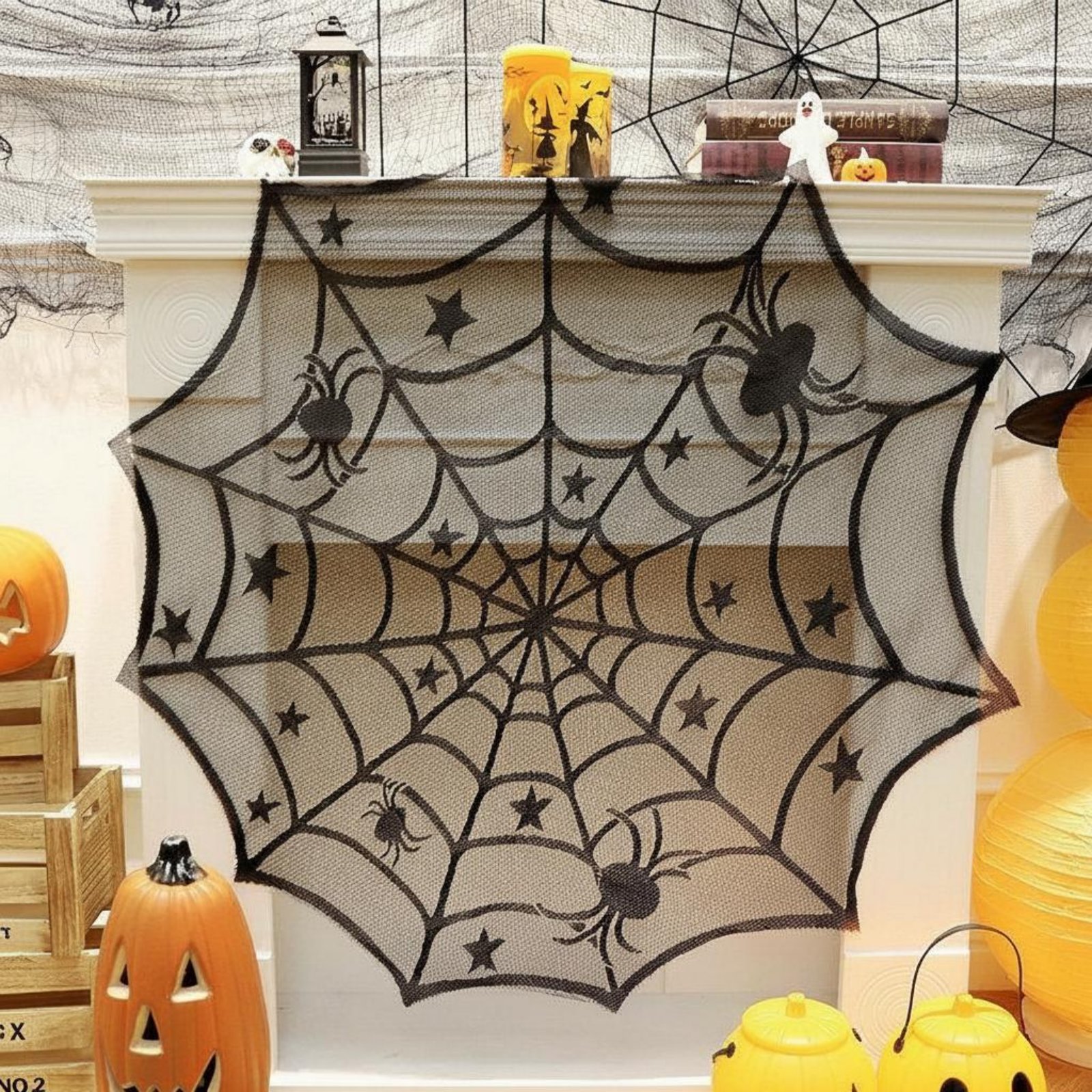 Web-Pattern Tablecloth