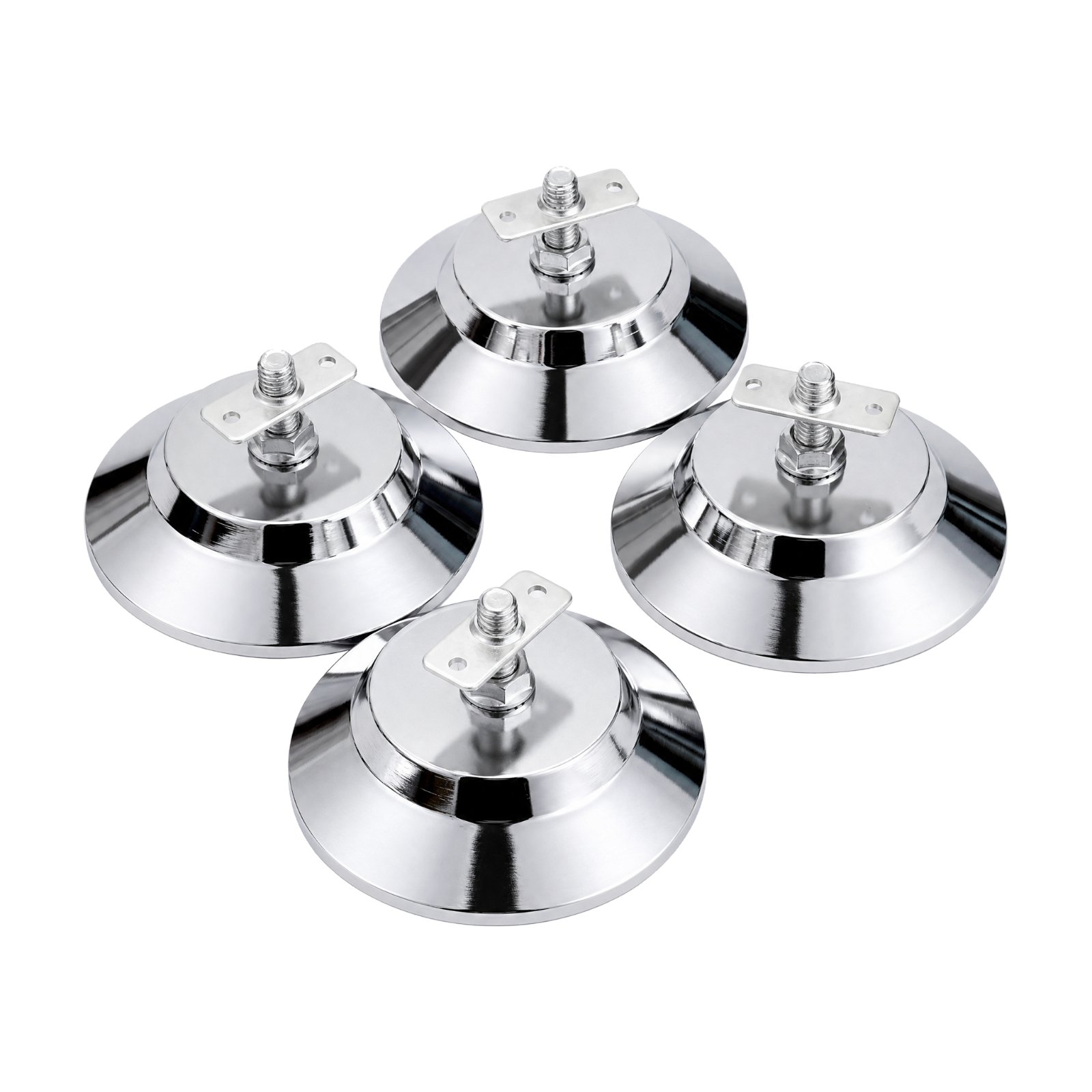 4-Piece Adjustable Metal Table Feet