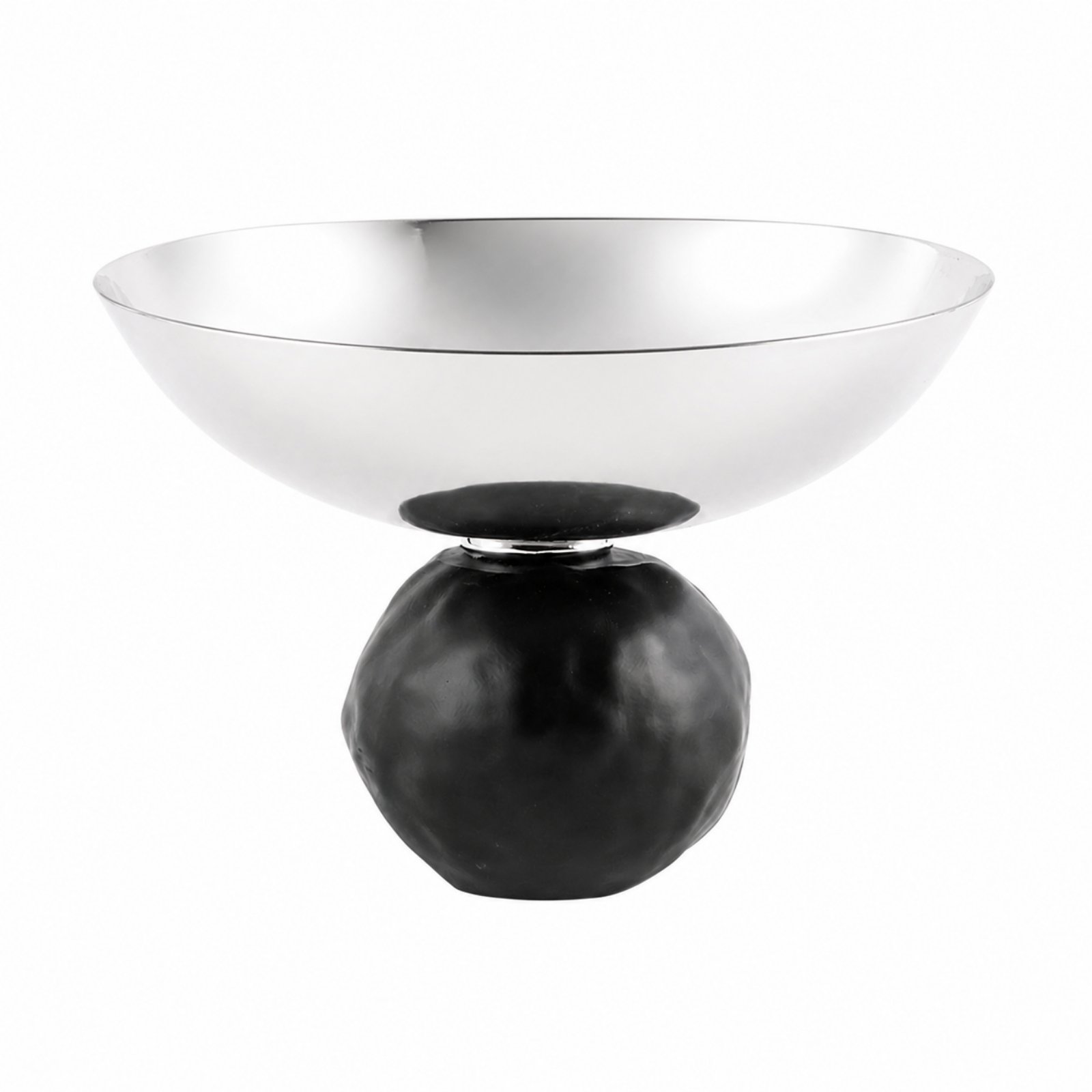 Elevated Fruit Bowl Silver Base