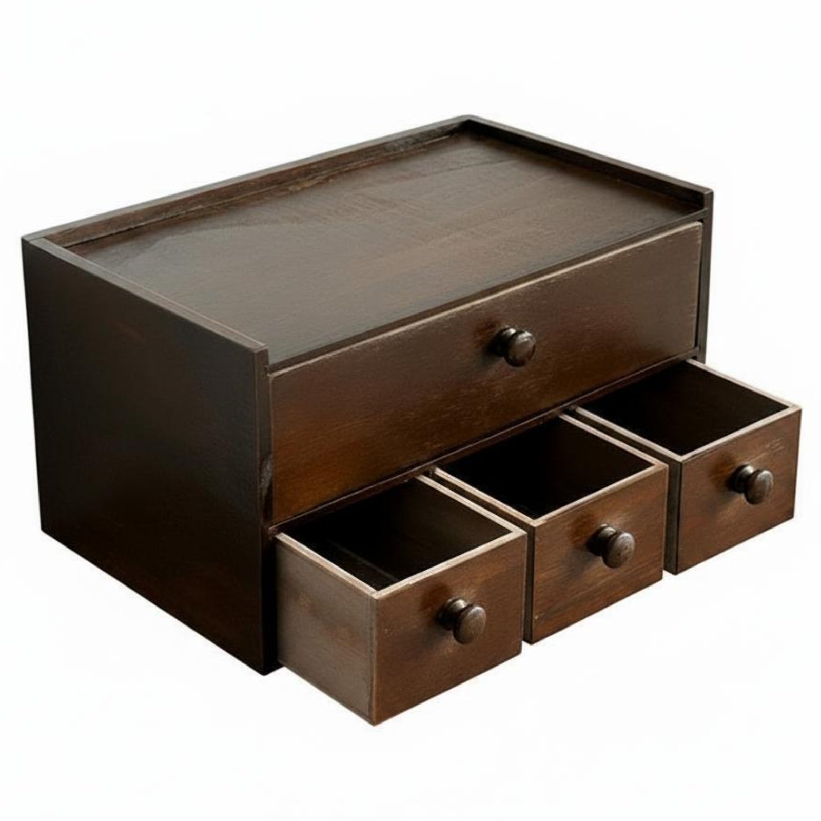 Wooden Drawer Organizer Box