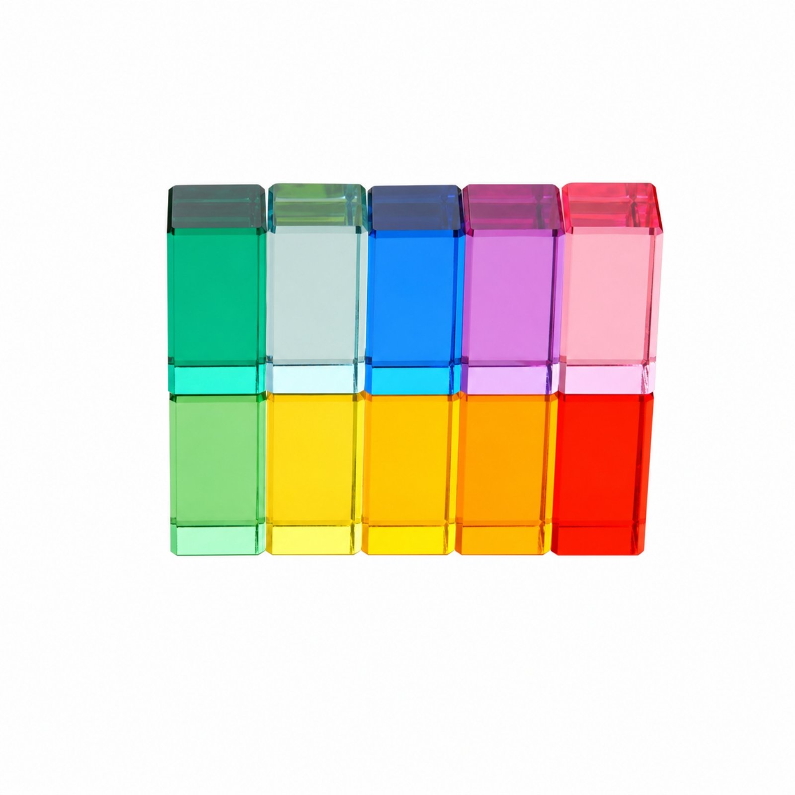 Acrylic Building Blocks 10 Pieces