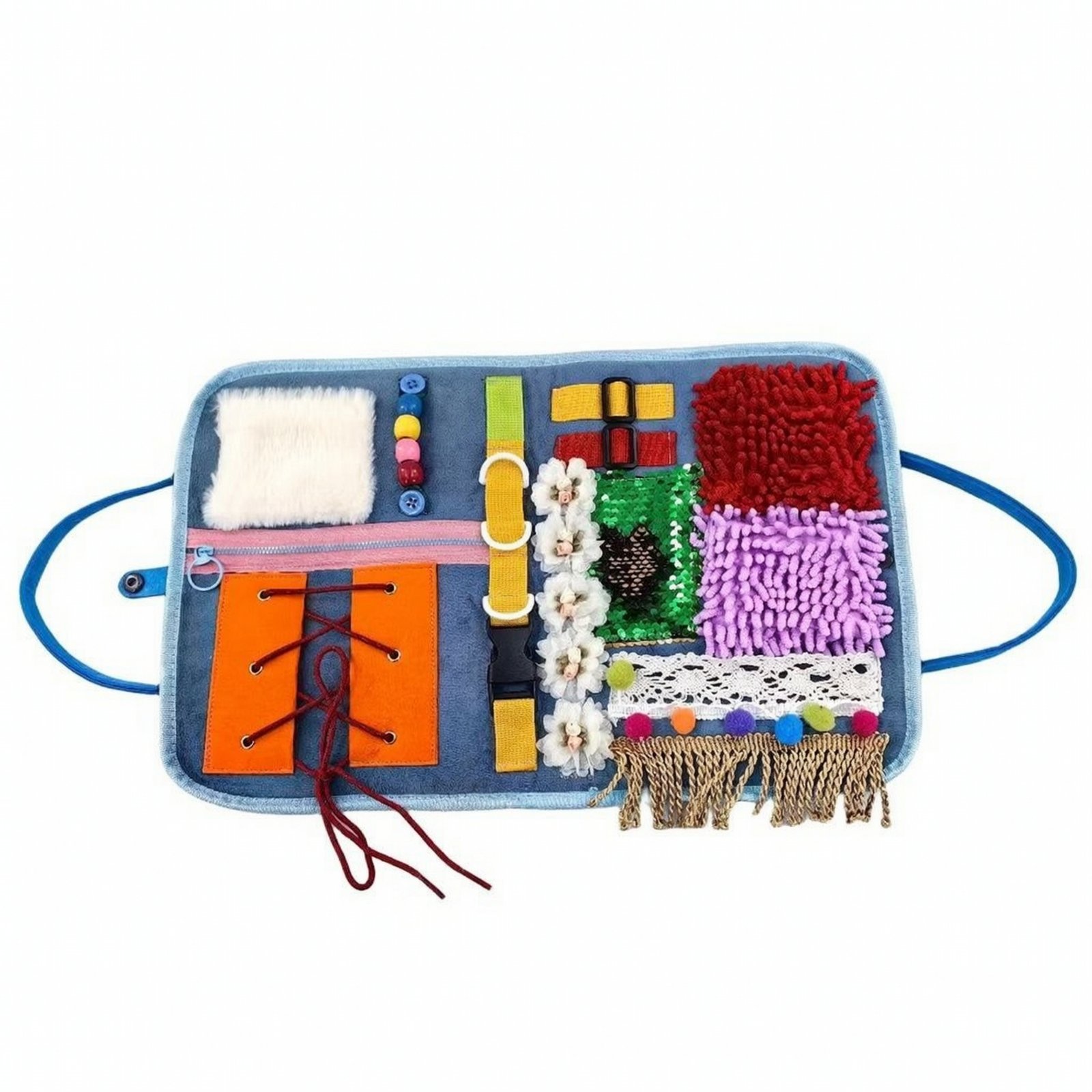 Sensory Fidget Mat with Buckles