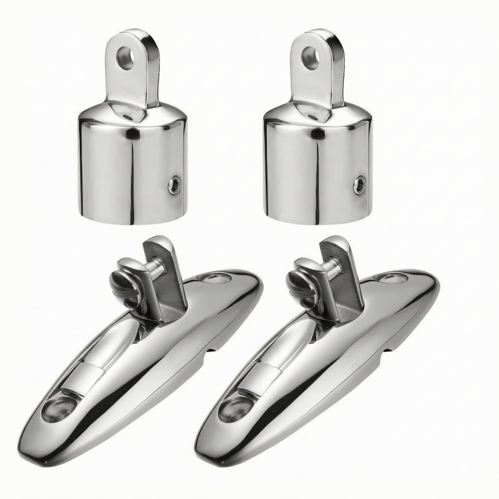2-Piece 316 Stainless Steel Deck Hinge