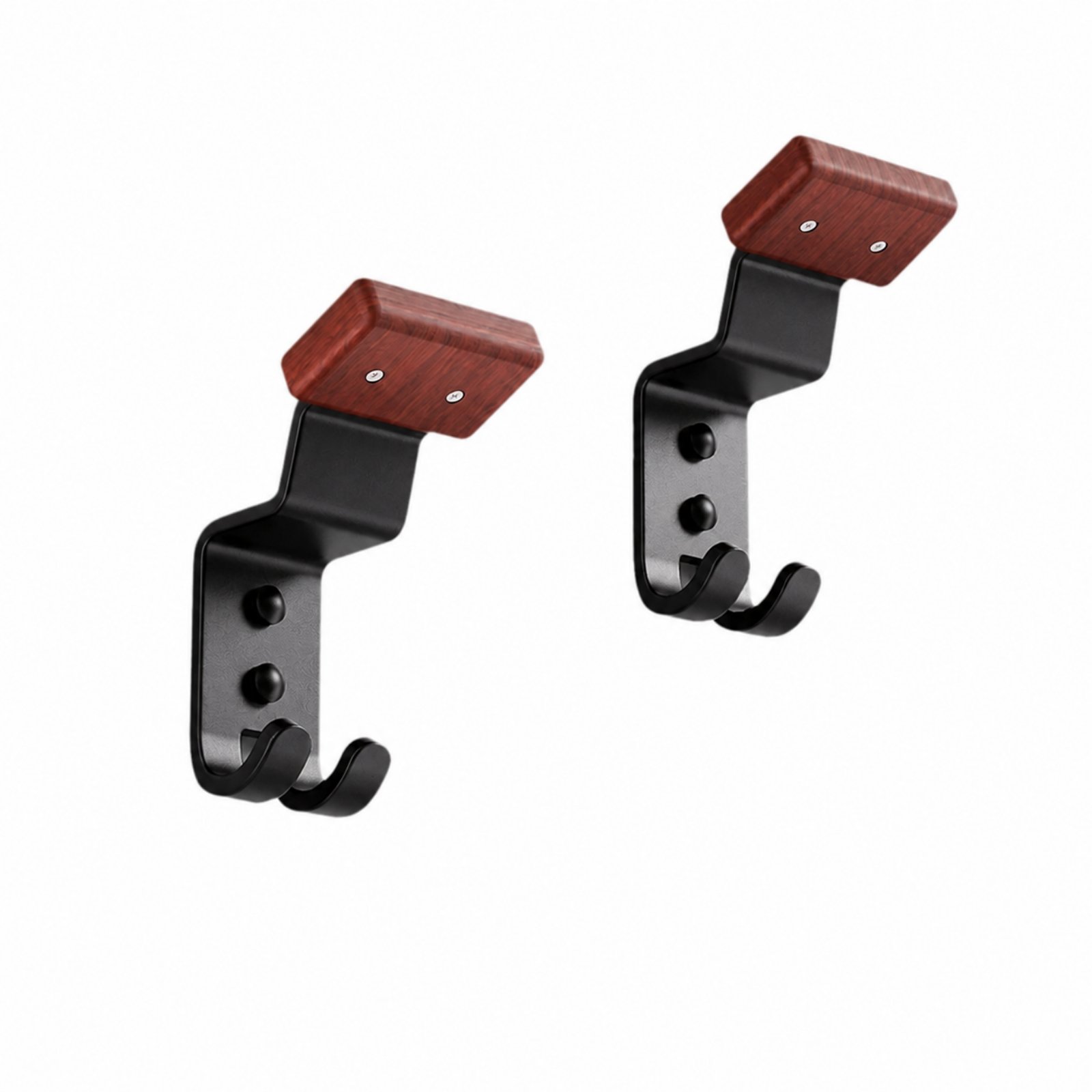 2-Piece Wall-Mounted Helmet Rack with Shelf