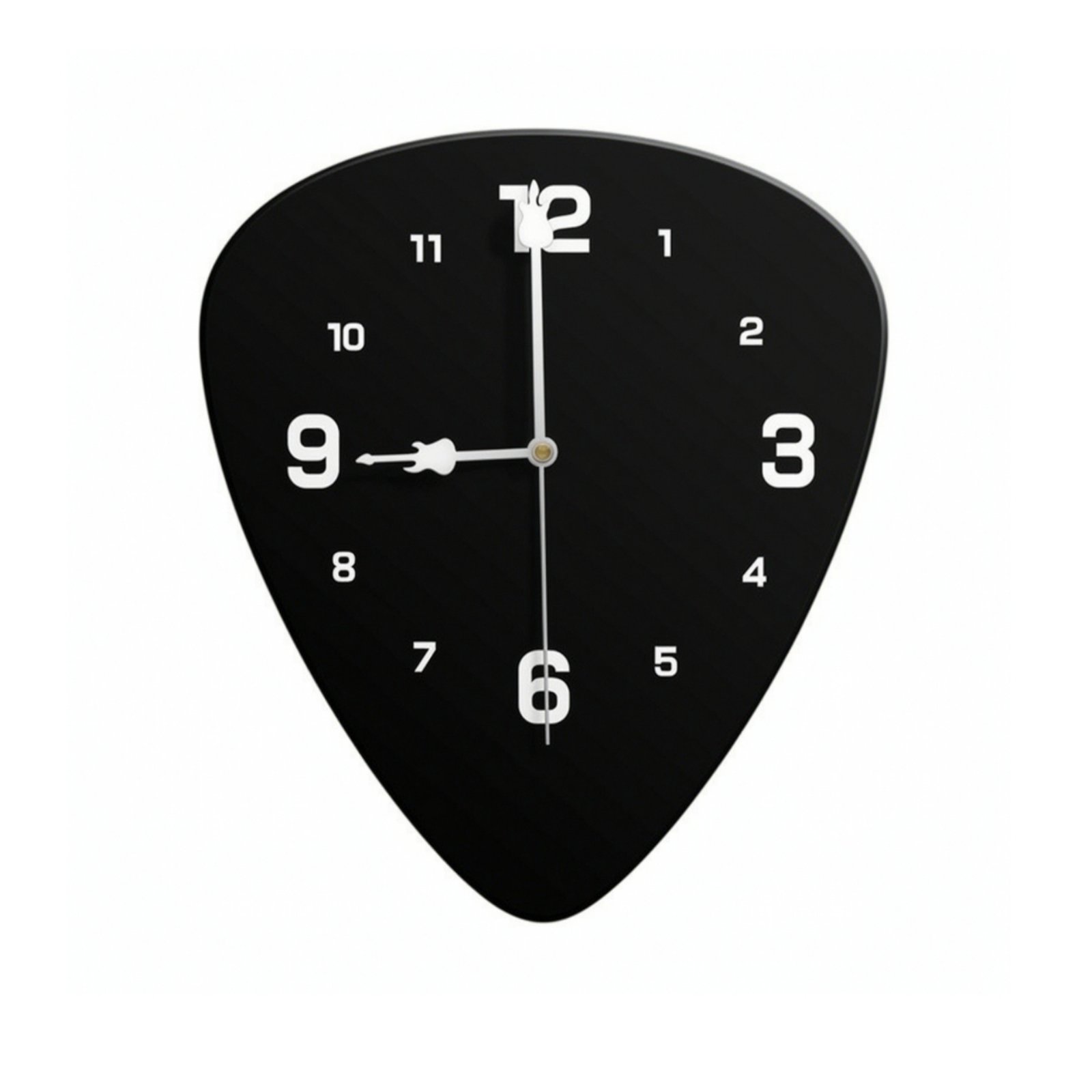 Guitar Plectrum Wall Clock